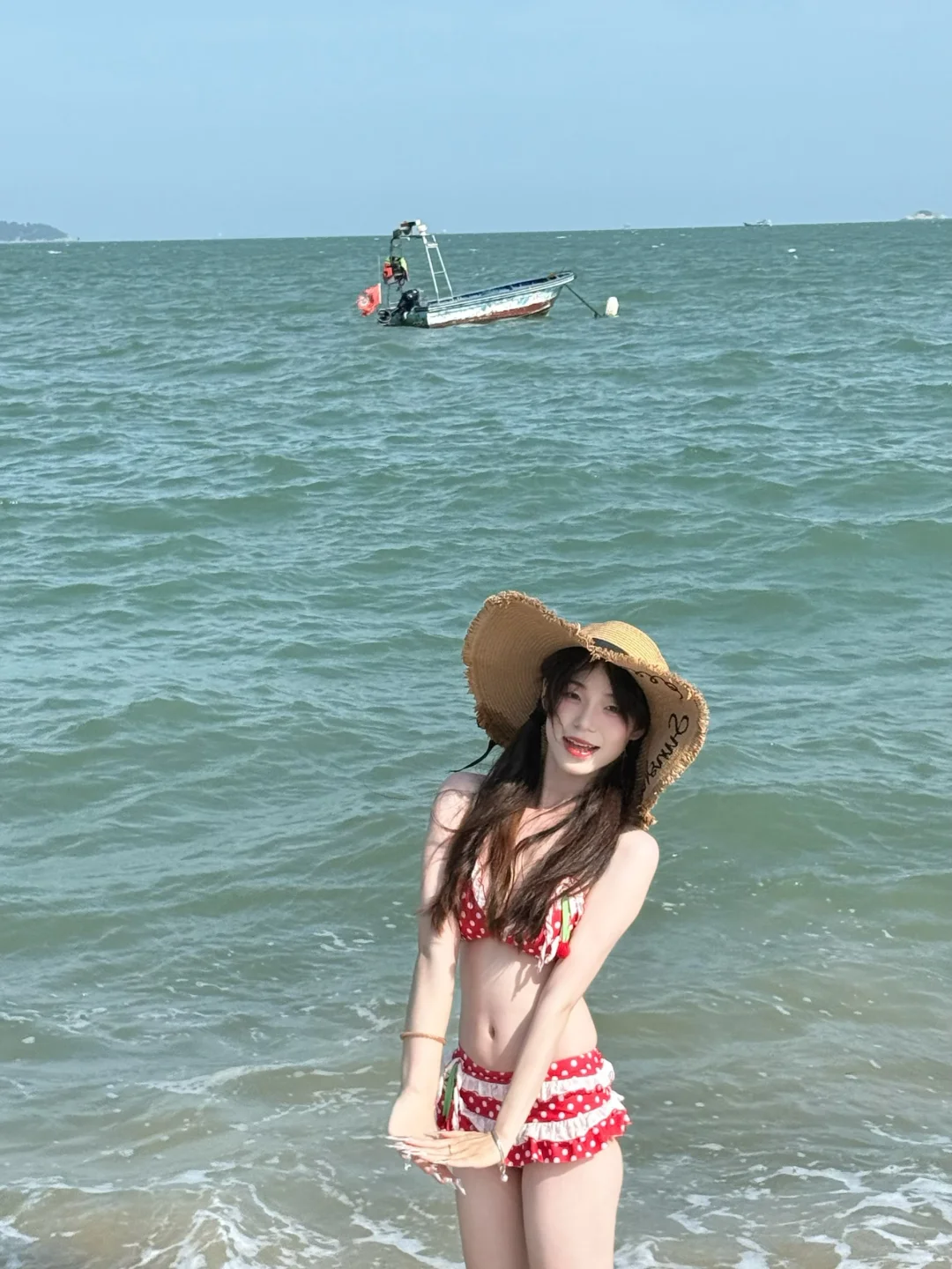 被追问无数次樱桃比基尼🍒海边拍照姿势大全