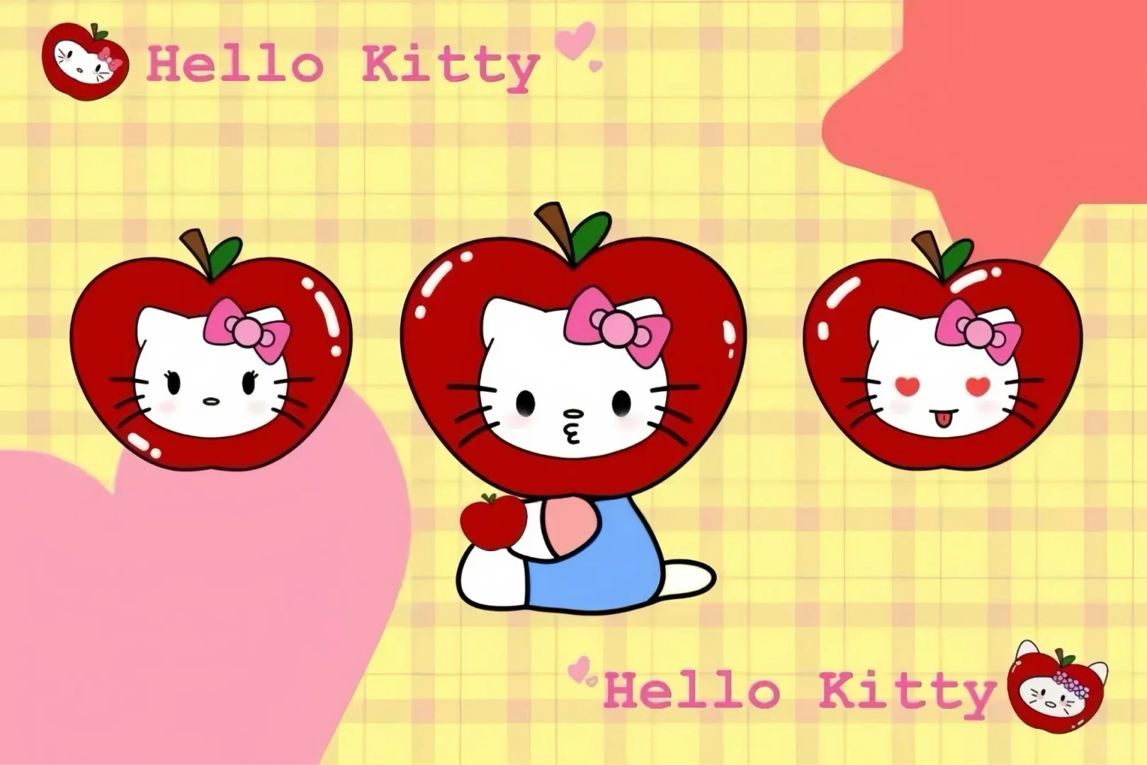 Hello Kitty 甜妹iPad壁纸来了
