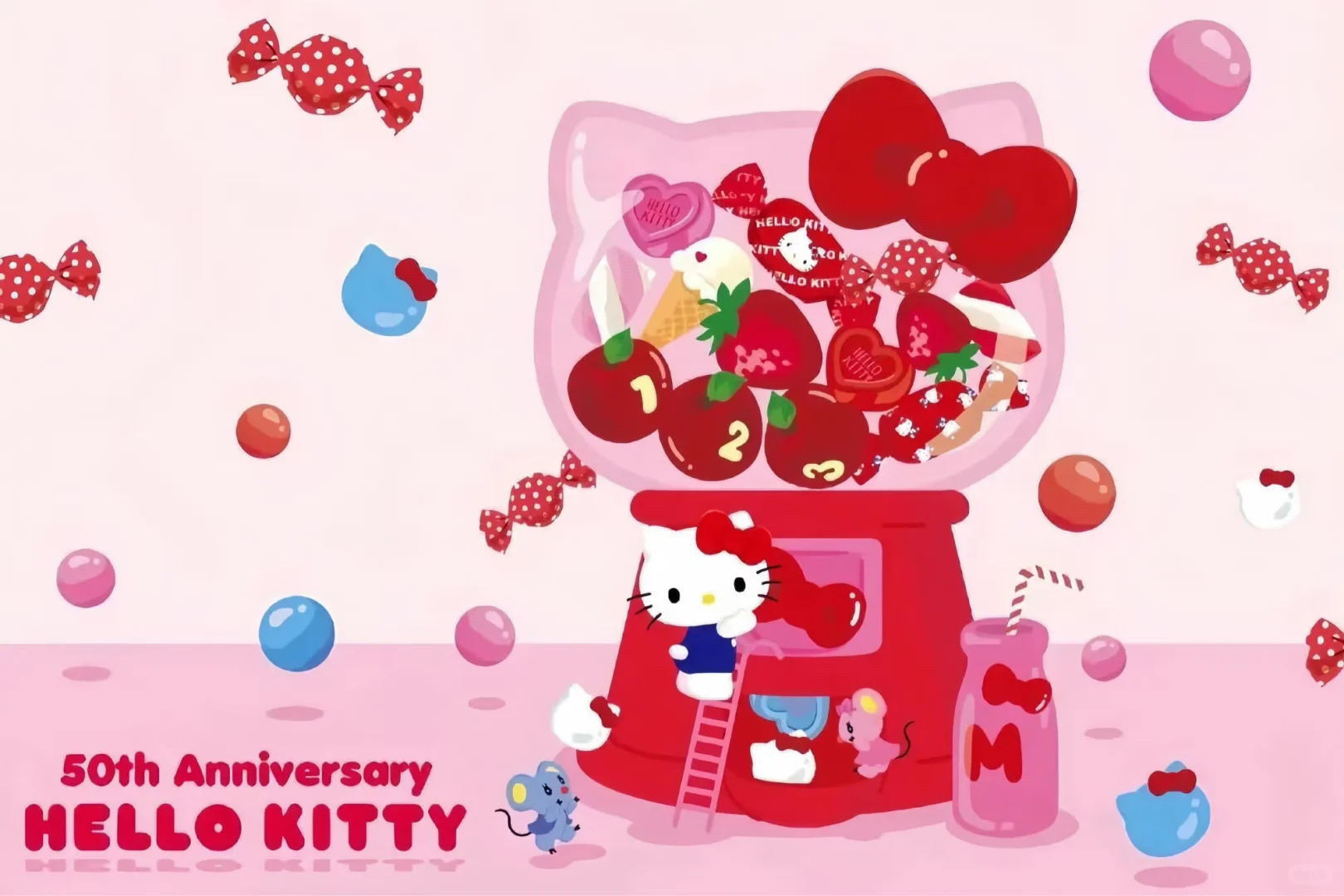 Hello Kitty 甜妹iPad壁纸来了