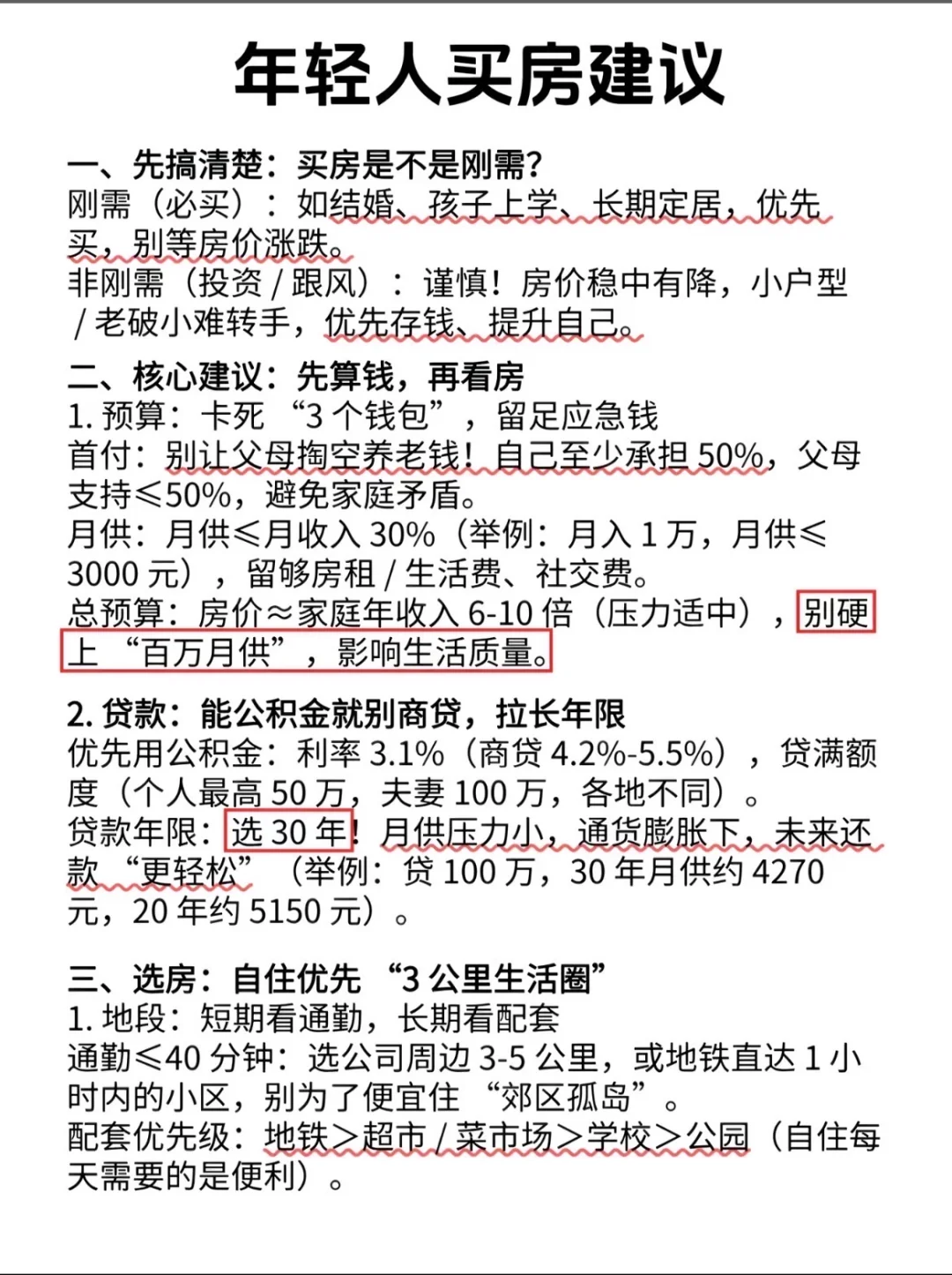年轻人买房建议