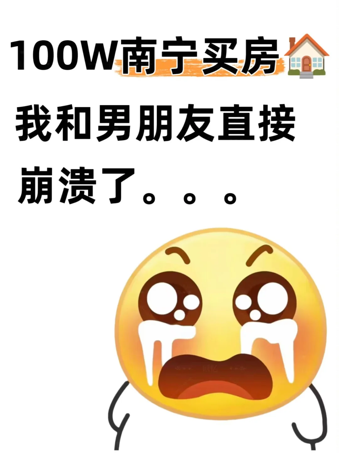 100W南宁买房我俩真的要崩溃啦😇