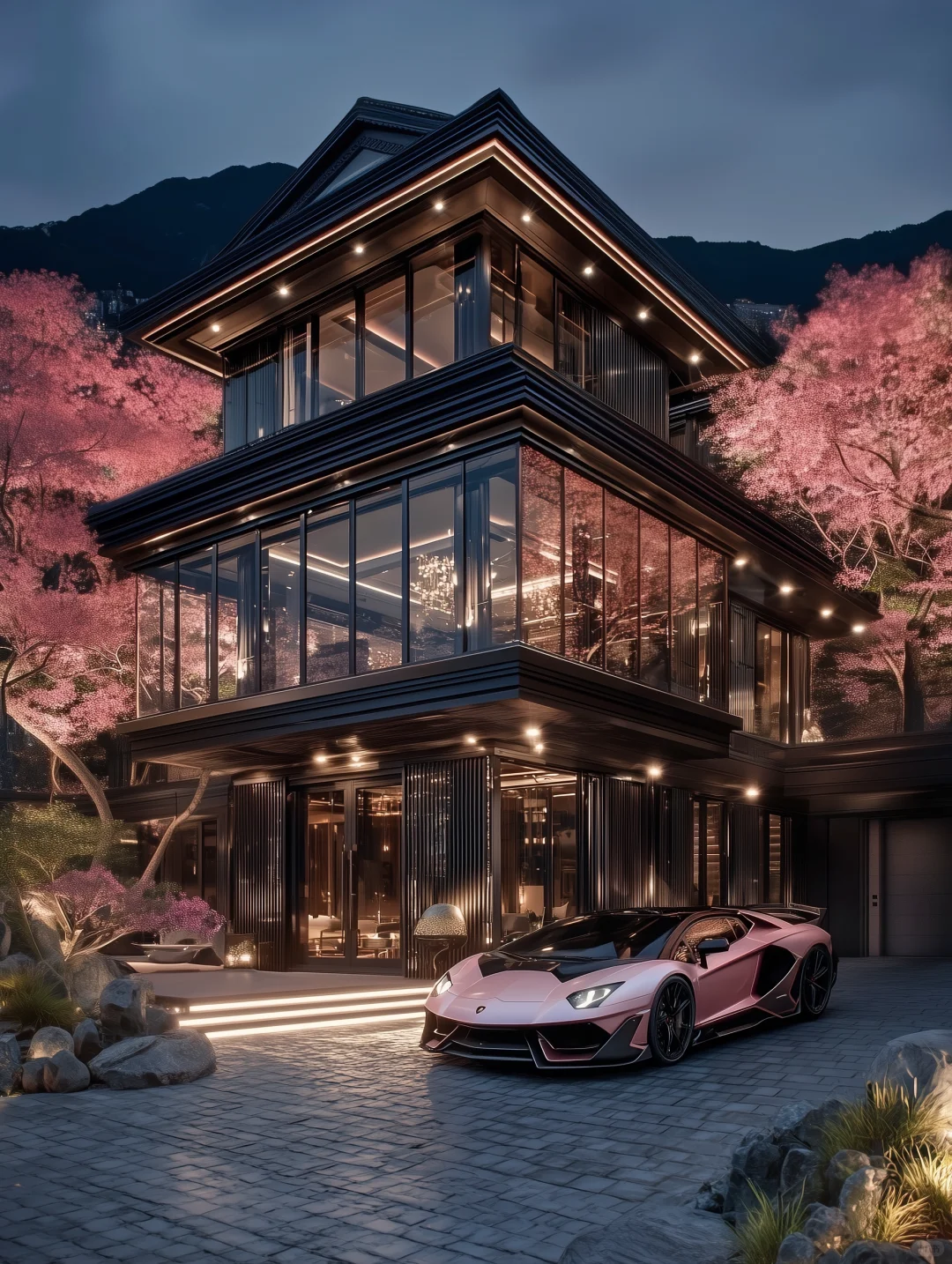 中式现代浪漫小屋