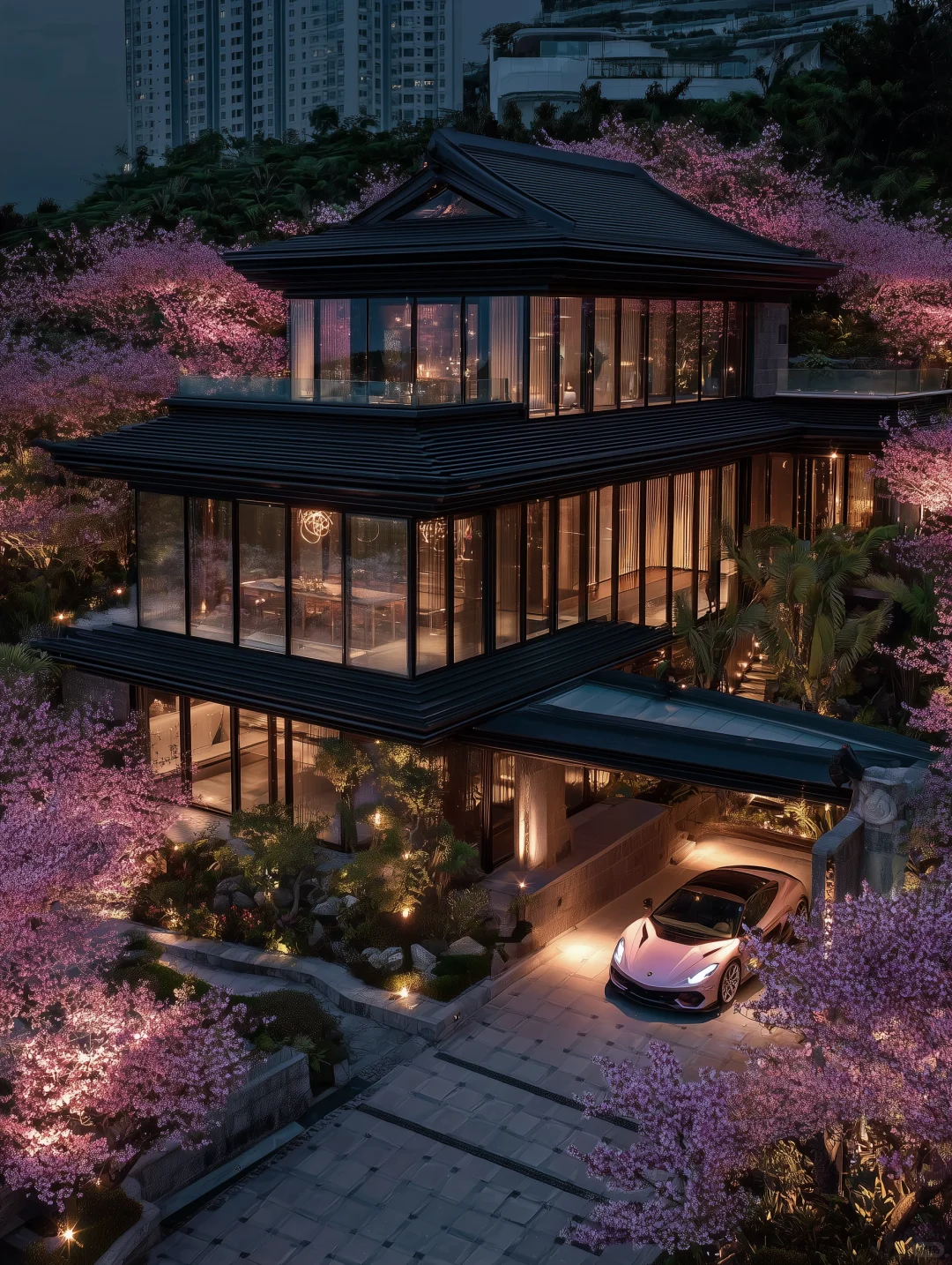 中式现代浪漫小屋