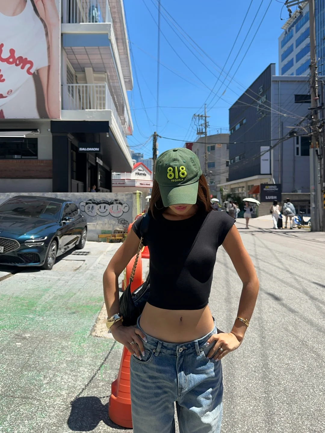 美式辣妹穿搭分享|纯色也敲好看呀