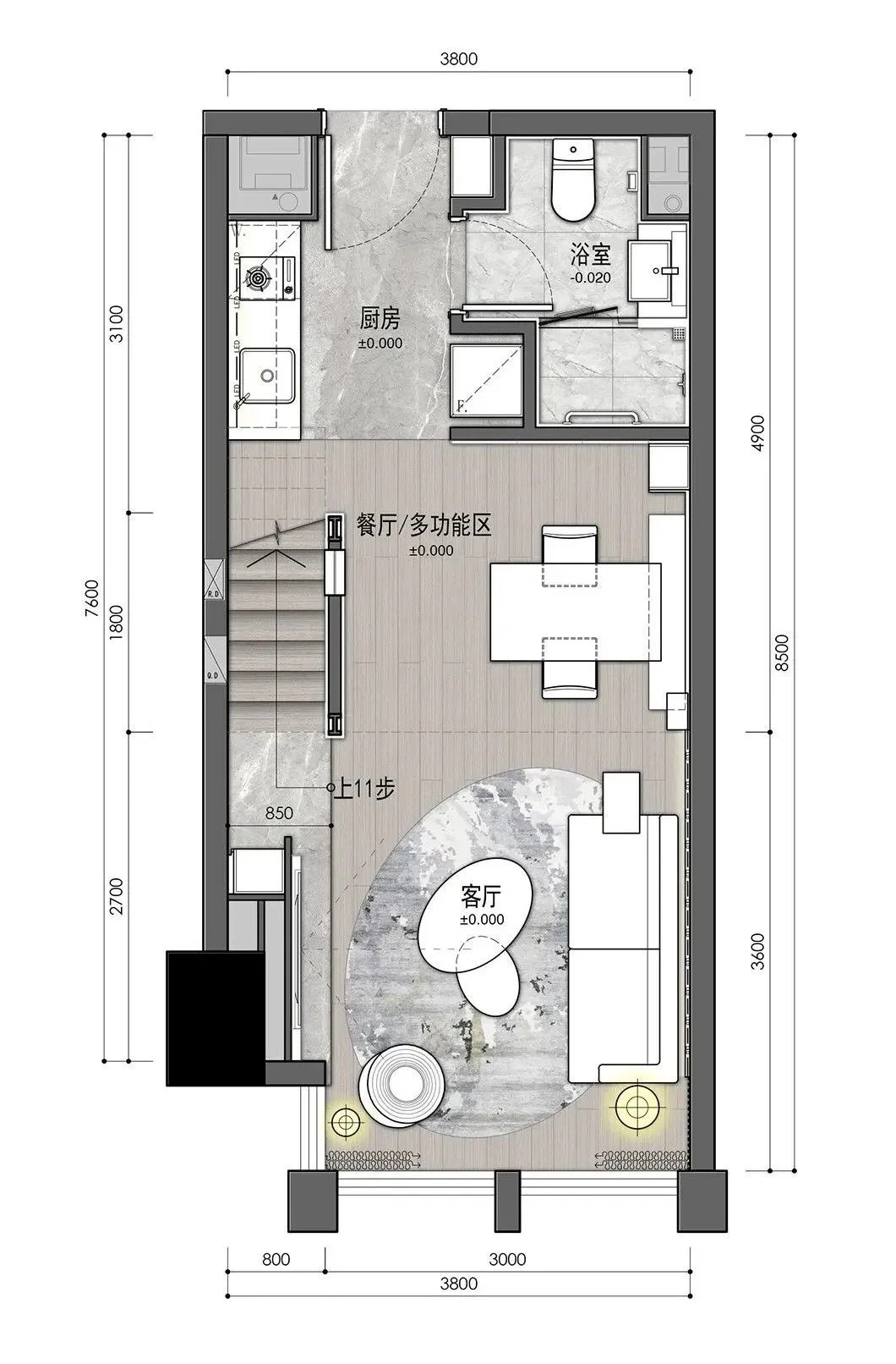顶级公寓平面设计