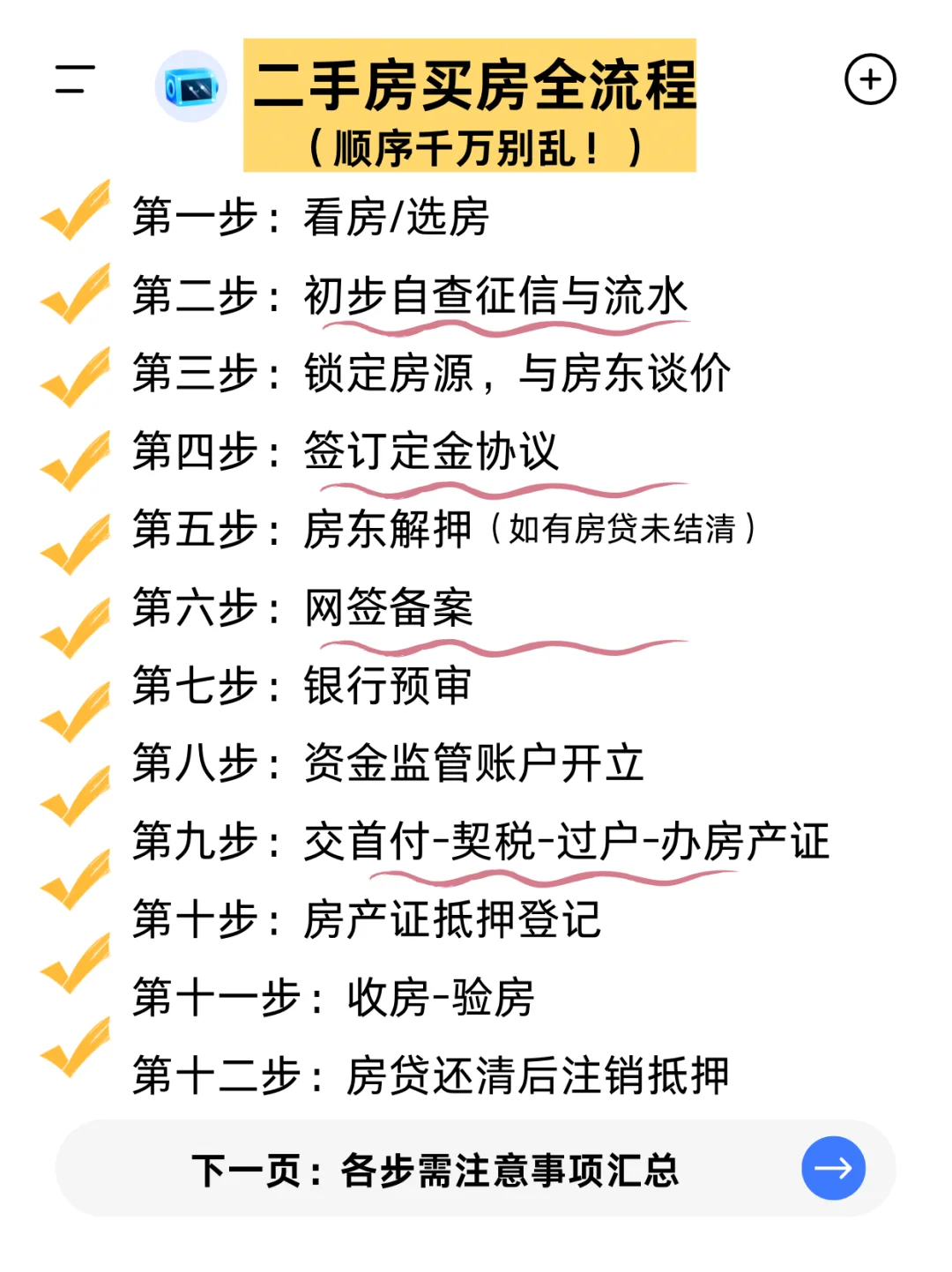 买房一定要看的12个流程📝