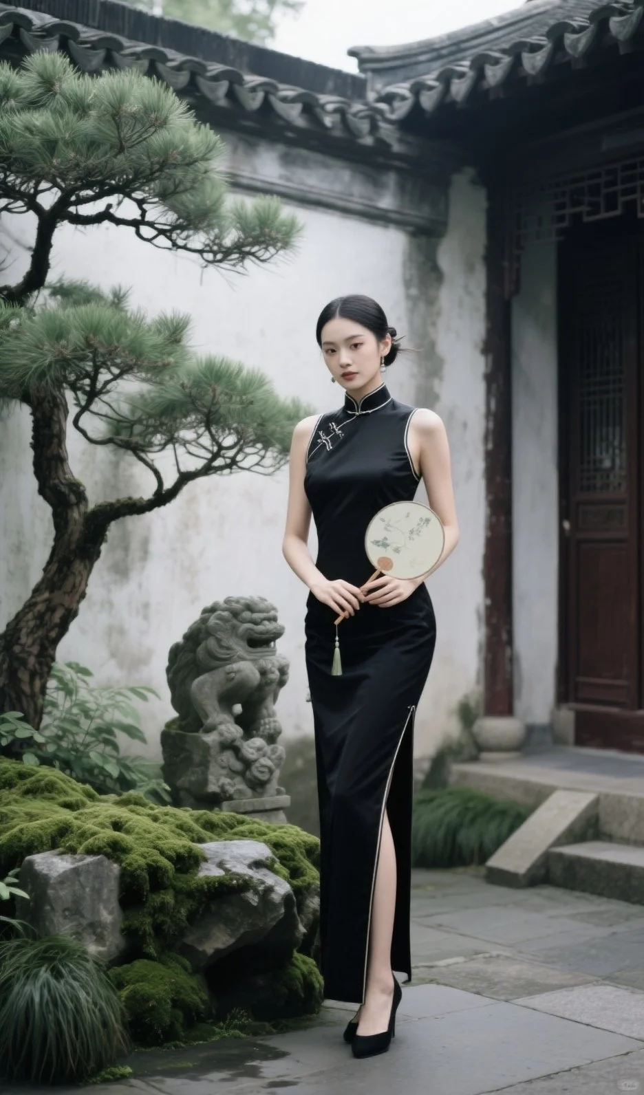 存一些园林新中式旗袍拍照姿势📸，快来学！