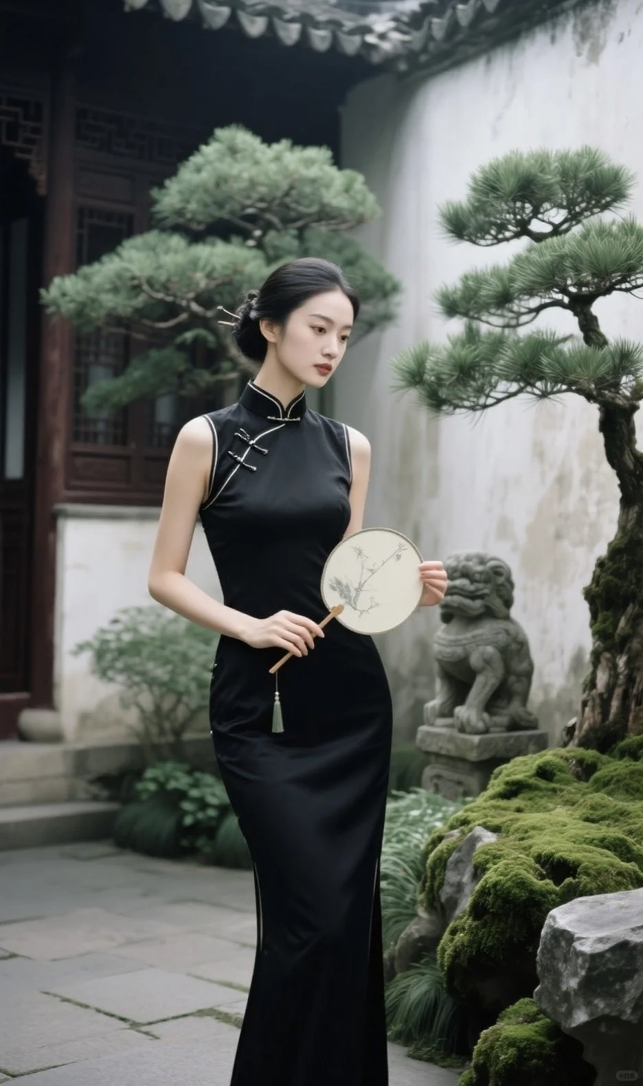 存一些园林新中式旗袍拍照姿势📸，快来学！