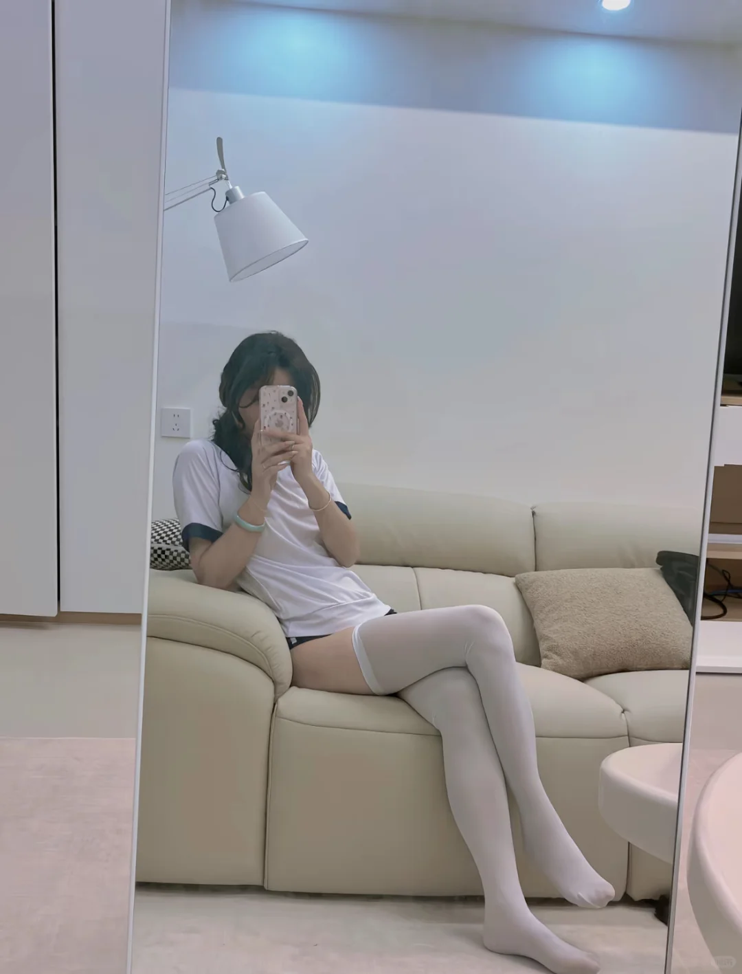 过膝袜真的太百搭了！～～