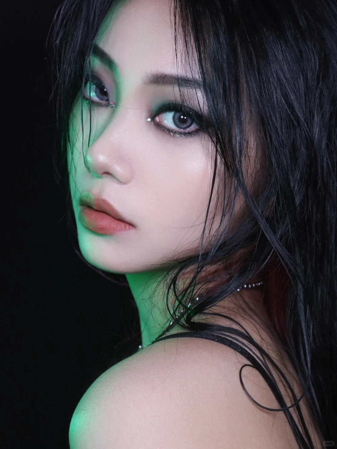 蟒蛇灵感妆🐍魅惑绿色烟熏｜教程