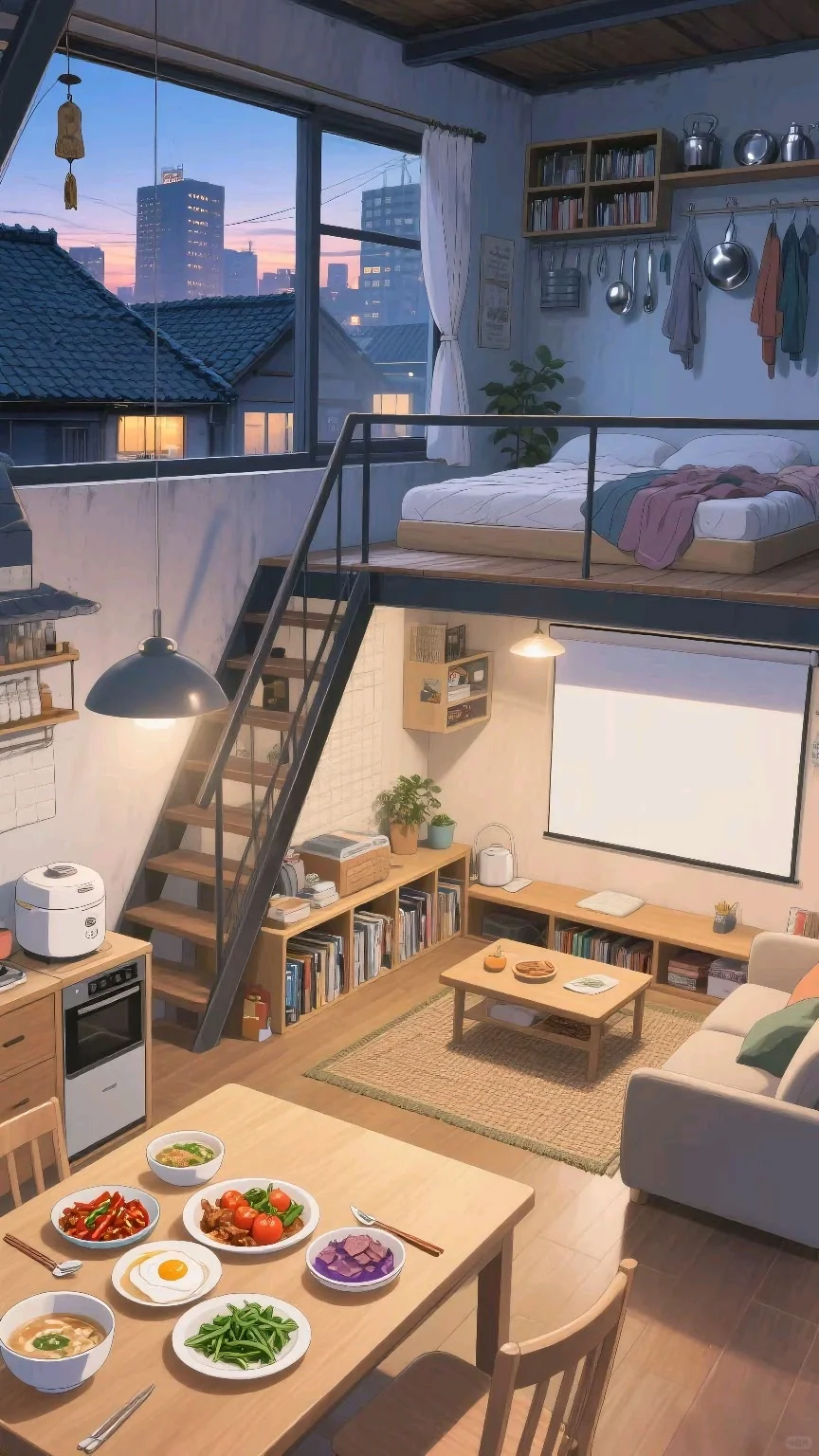 独居生活，你想拥有一间怎样的小屋…