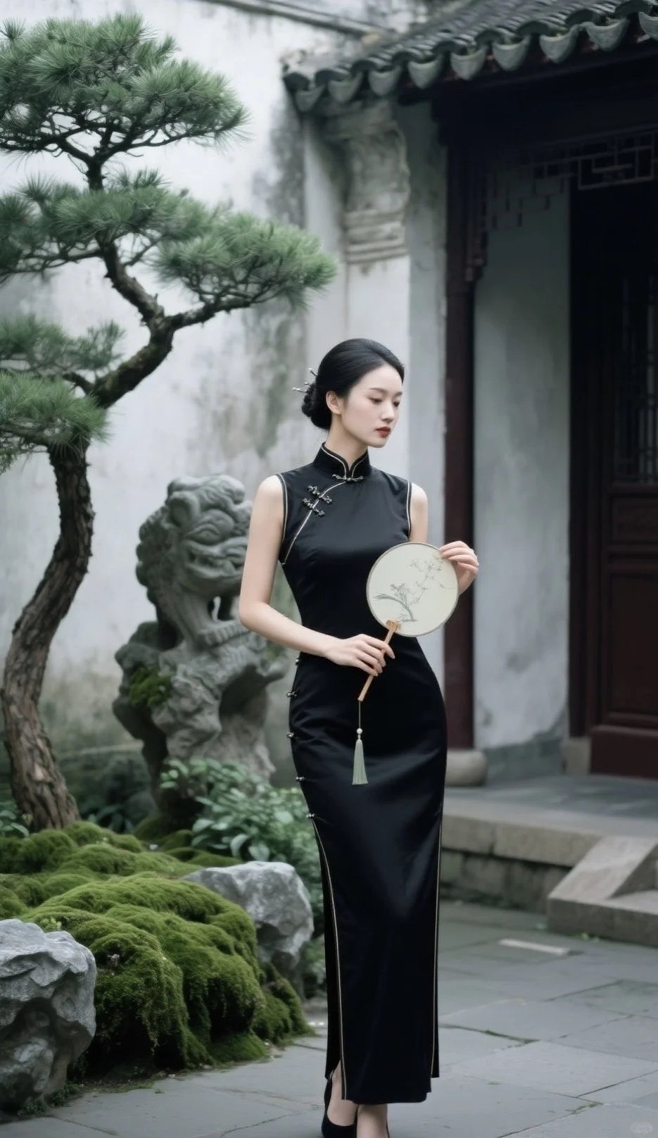 存一些园林新中式旗袍拍照姿势📸，快来学！