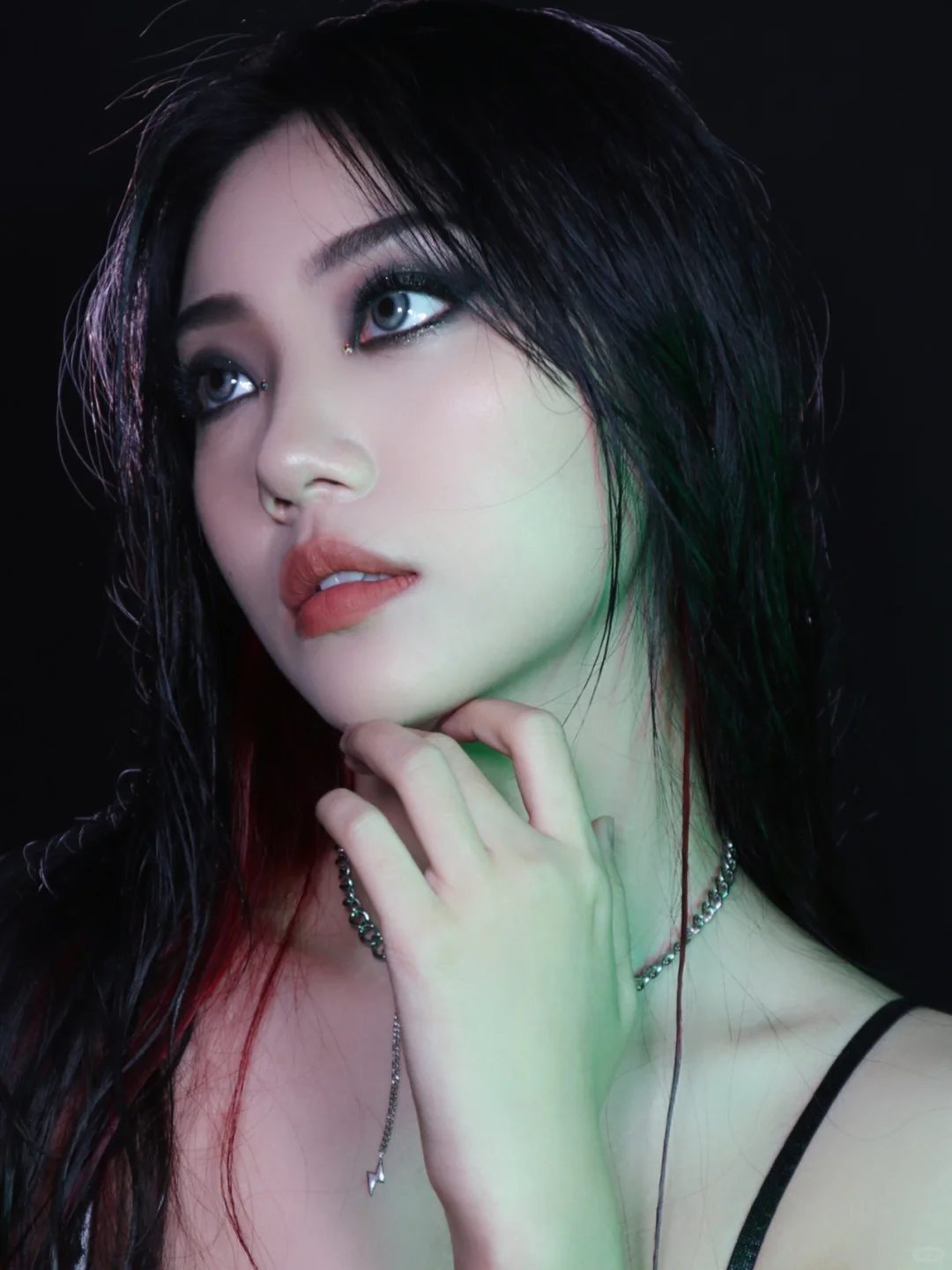 蟒蛇灵感妆🐍魅惑绿色烟熏｜教程