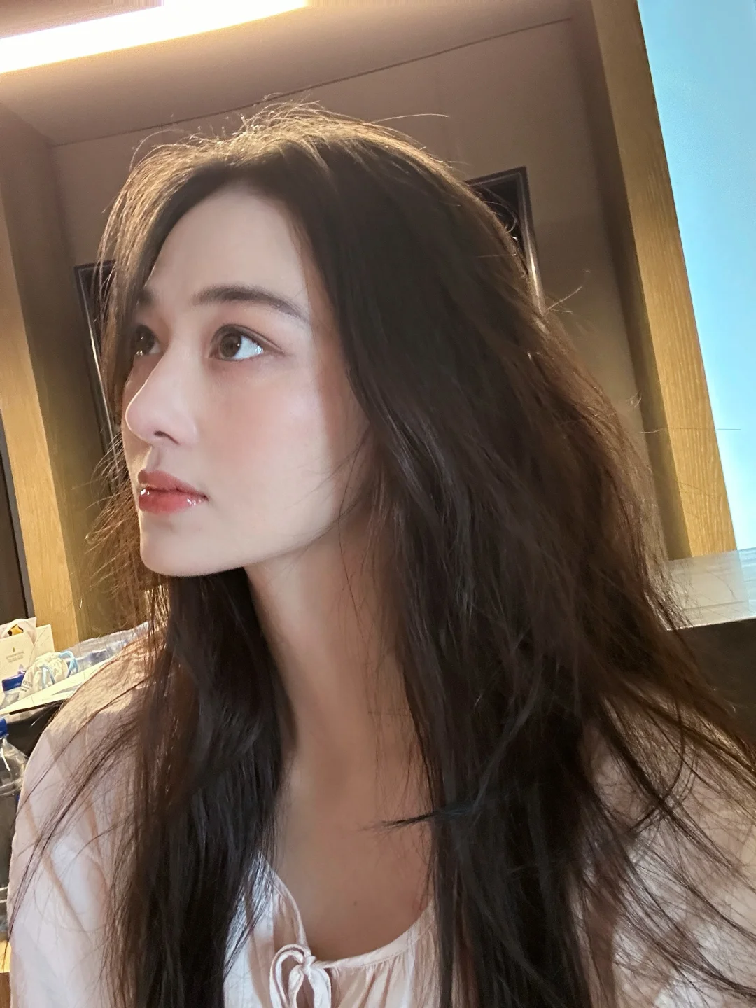 画了一个妆