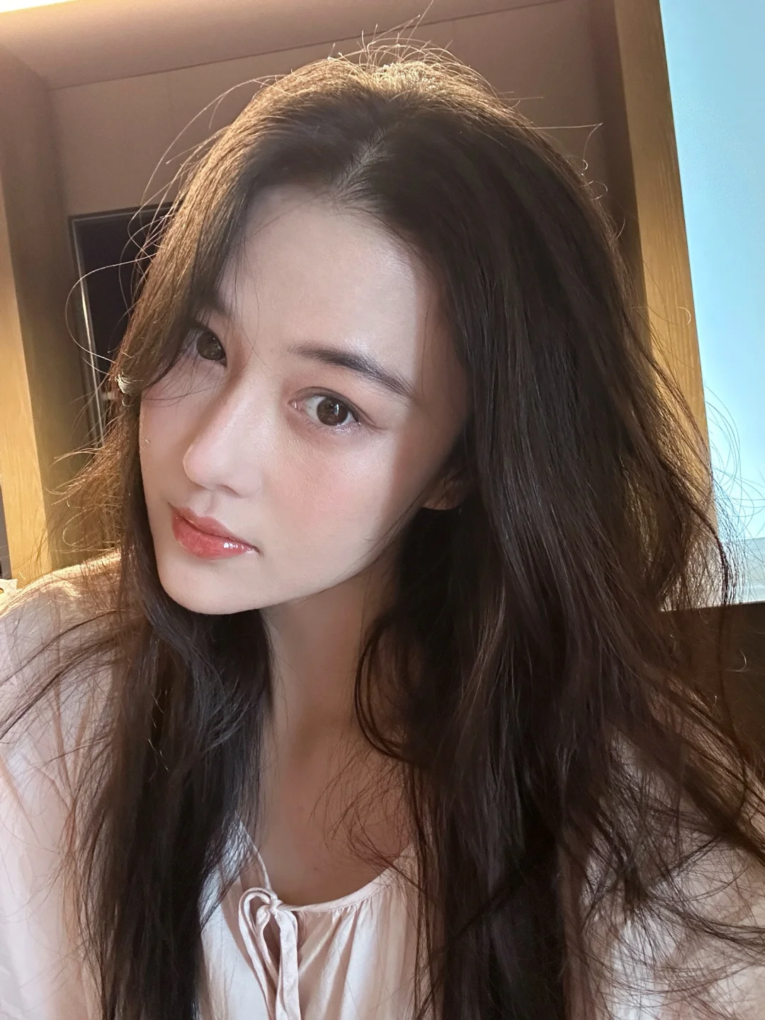 画了一个妆