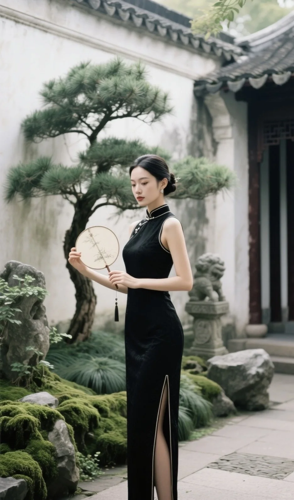 存一些园林新中式旗袍拍照姿势📸，快来学！