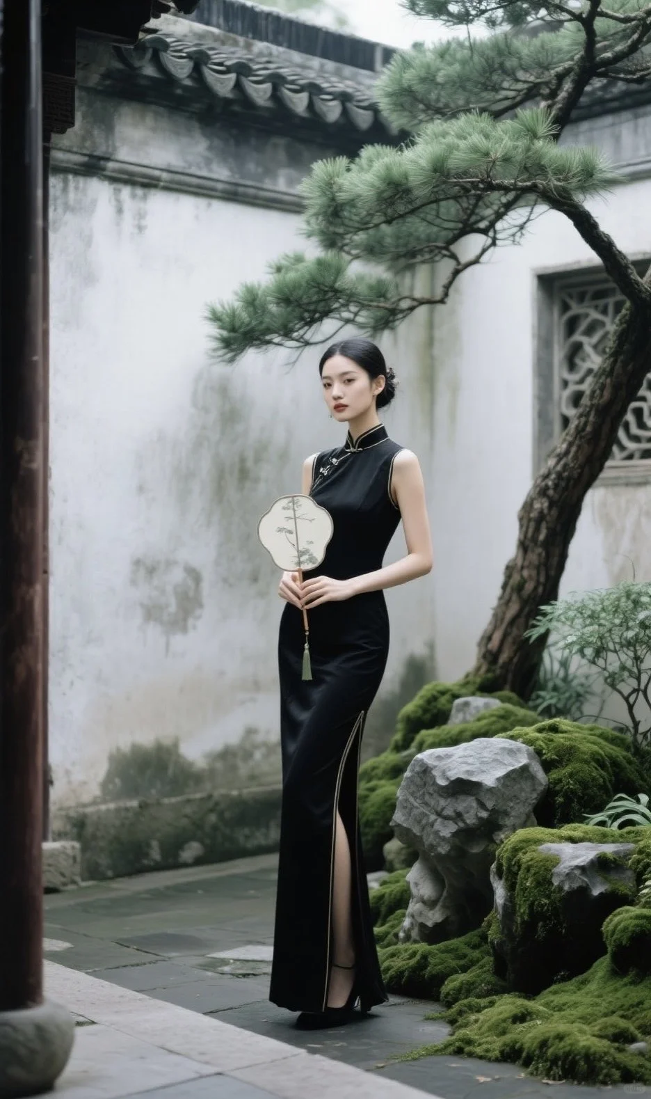 存一些园林新中式旗袍拍照姿势📸，快来学！