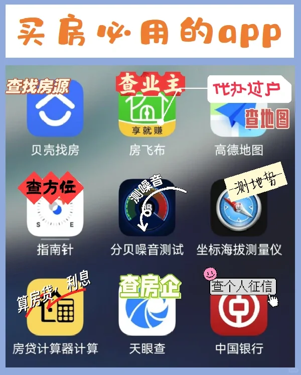 买房必备的app工具，买房实用软件推荐