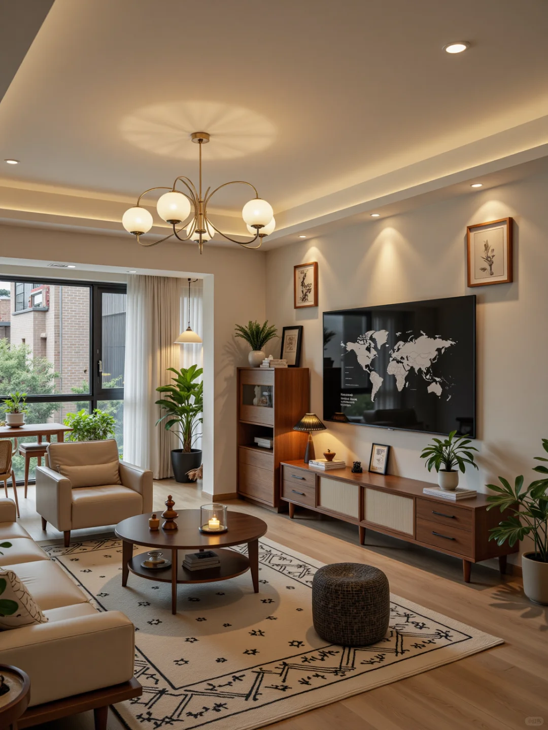 装修好了，125m²的中古风太美了！