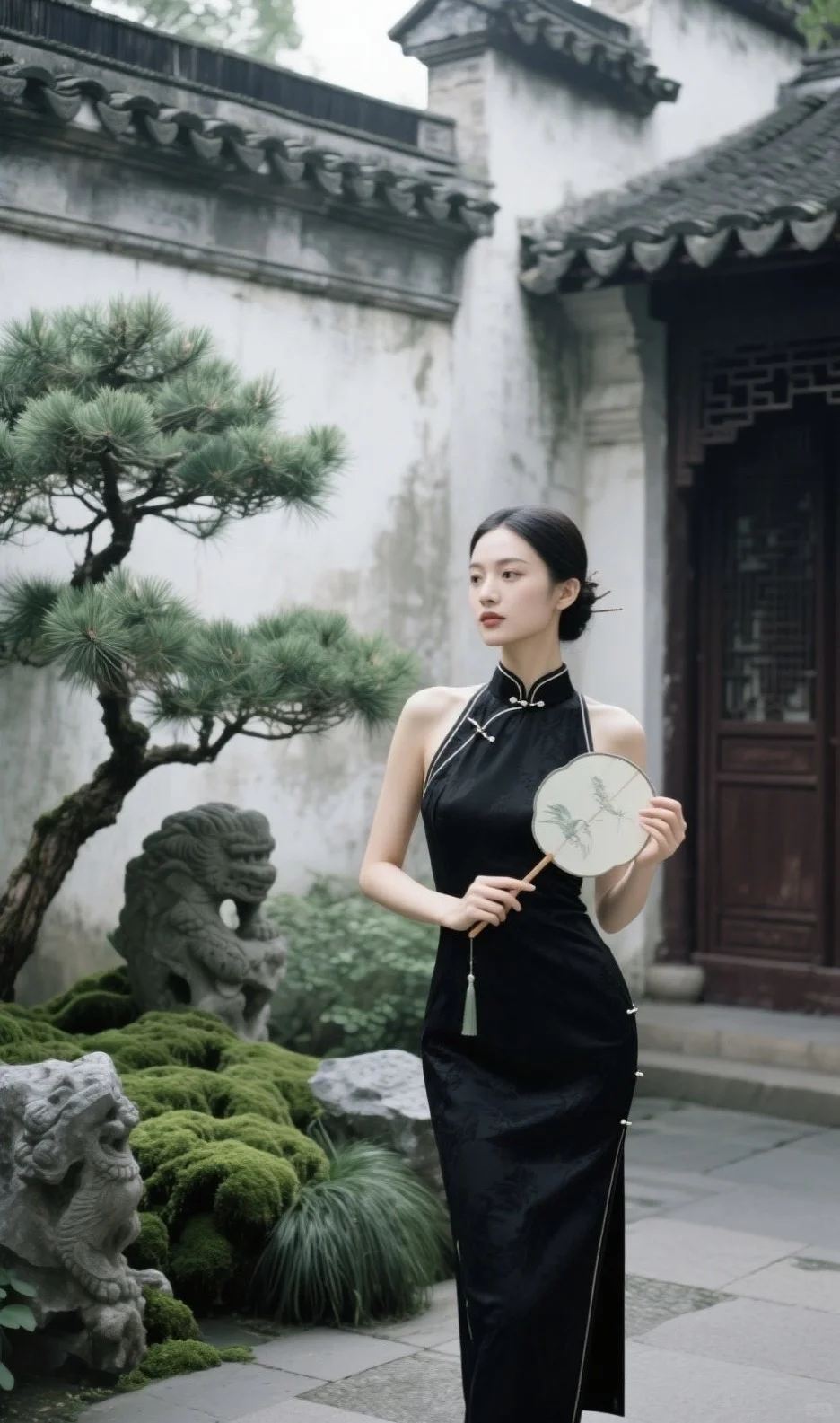 存一些园林新中式旗袍拍照姿势📸，快来学！