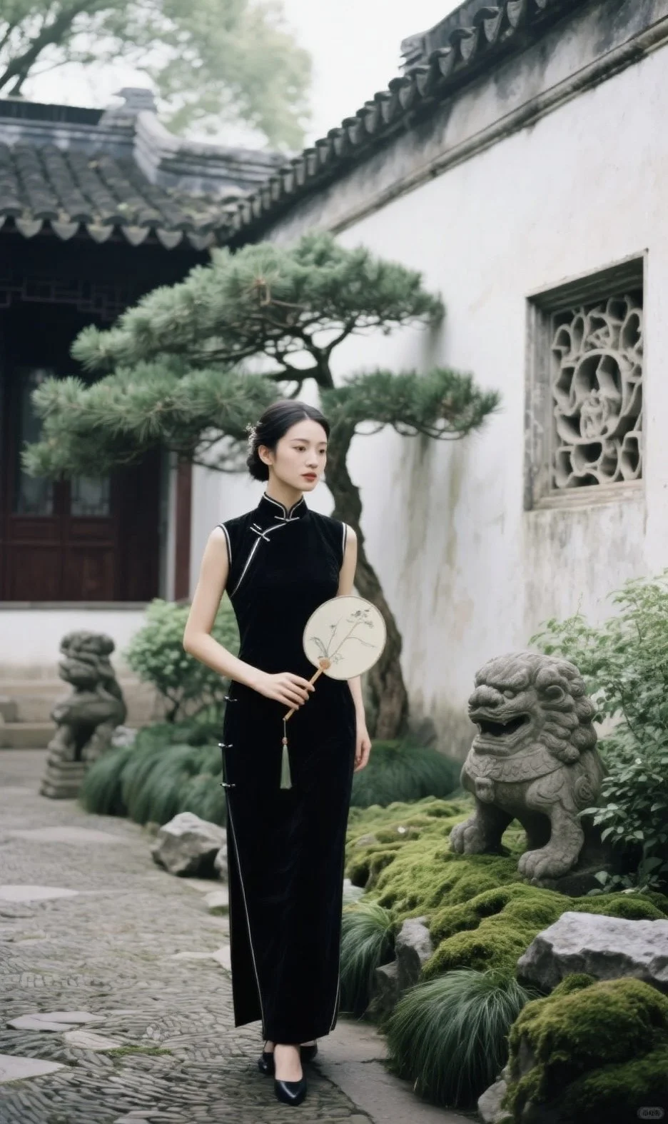 存一些园林新中式旗袍拍照姿势📸，快来学！