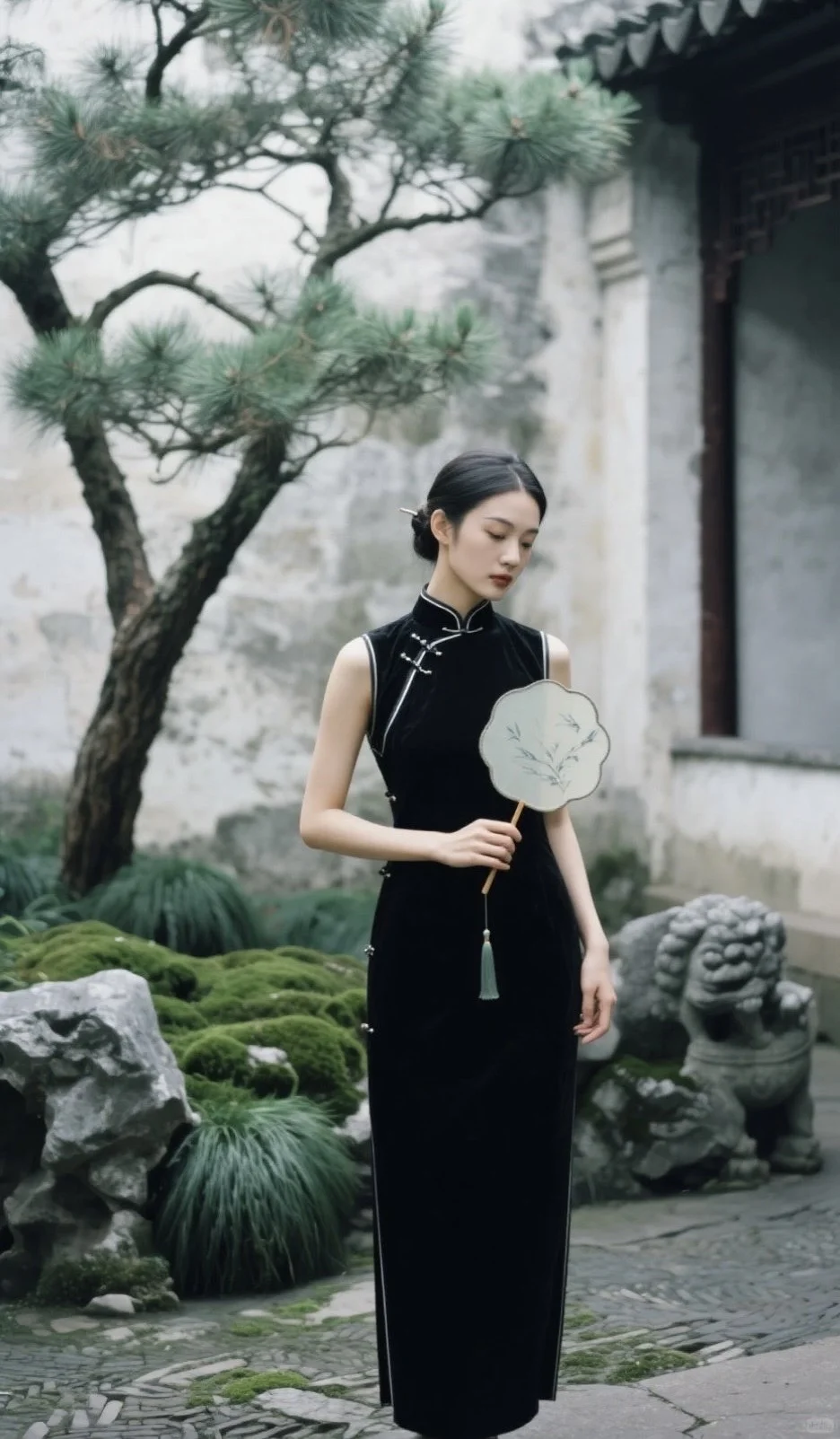 存一些园林新中式旗袍拍照姿势📸，快来学！