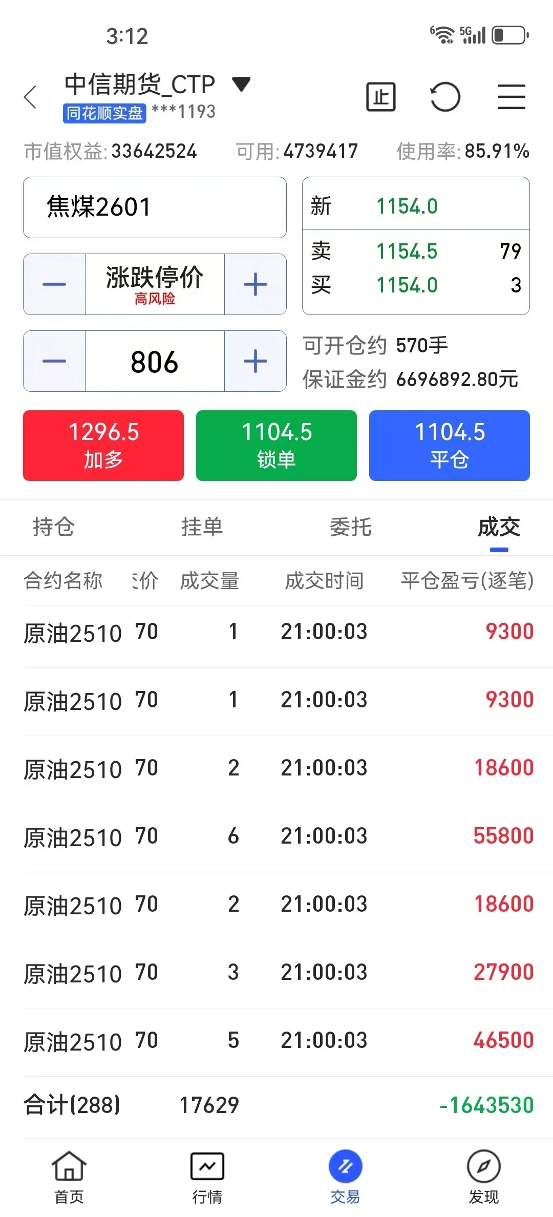 实盘记录。。（8/27）