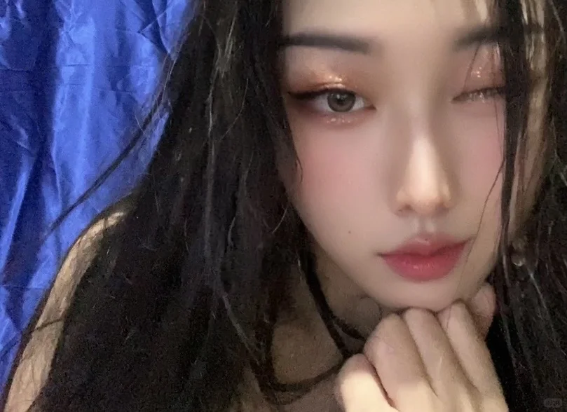 美人懒得修图 随便拍随便美😍