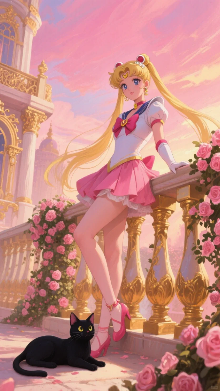 美少女战士_月野兔_露娜Luna