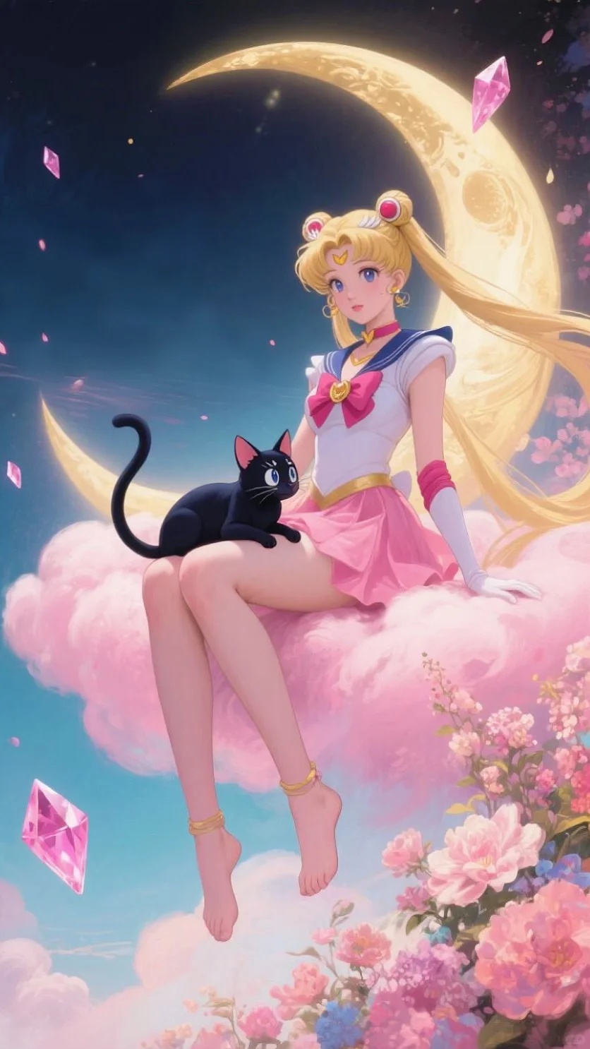 美少女战士_月野兔_露娜Luna