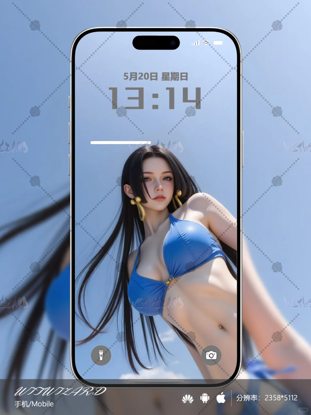 030 海滩蓝 bikini，纯欲性感炸裂