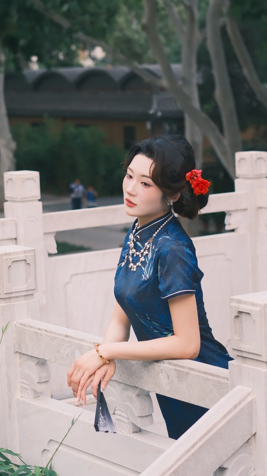 邯郸富士陪拍——旗袍里的红花与美人