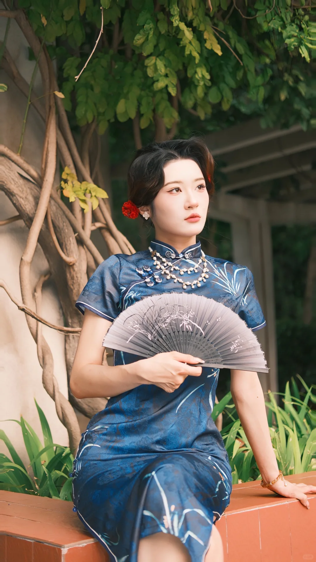 邯郸富士陪拍——旗袍里的红花与美人