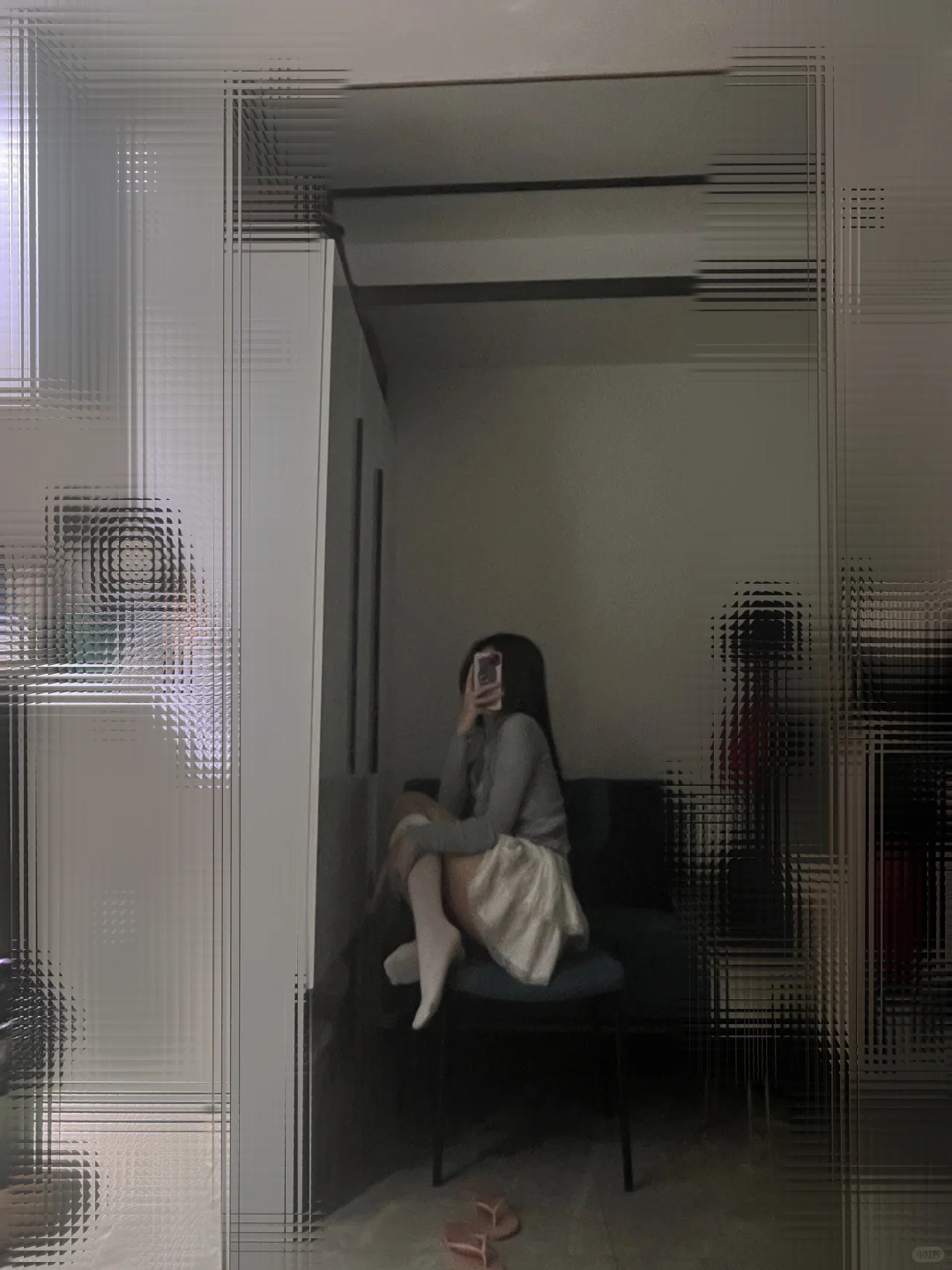 小白袜对镜拍