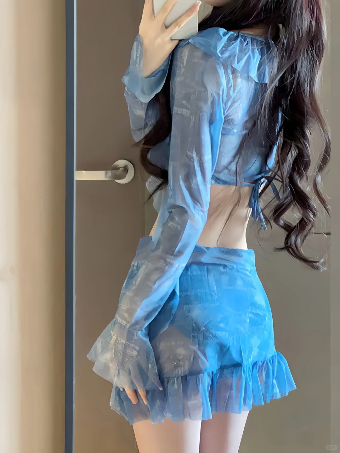 🩵沦陷在海洋中｜尊嘟蓝色泳衣届的天花板🌊