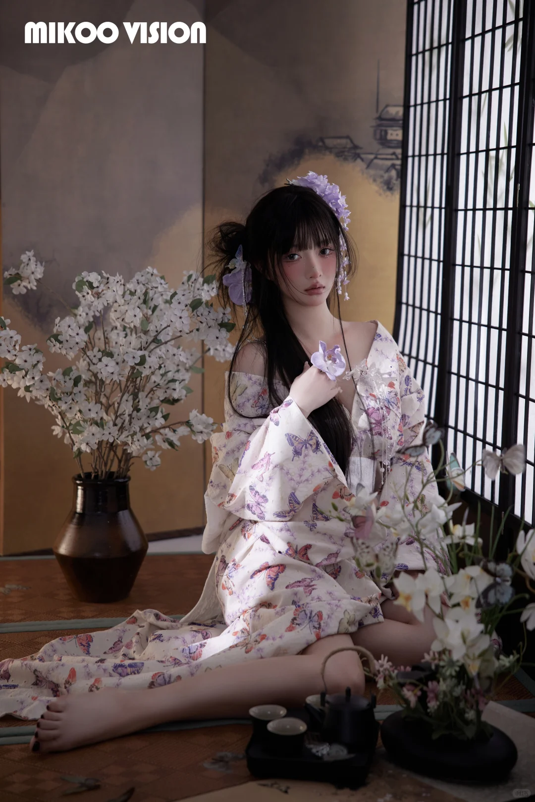 日系和服写真 👘 风情万种 妖艳花魁