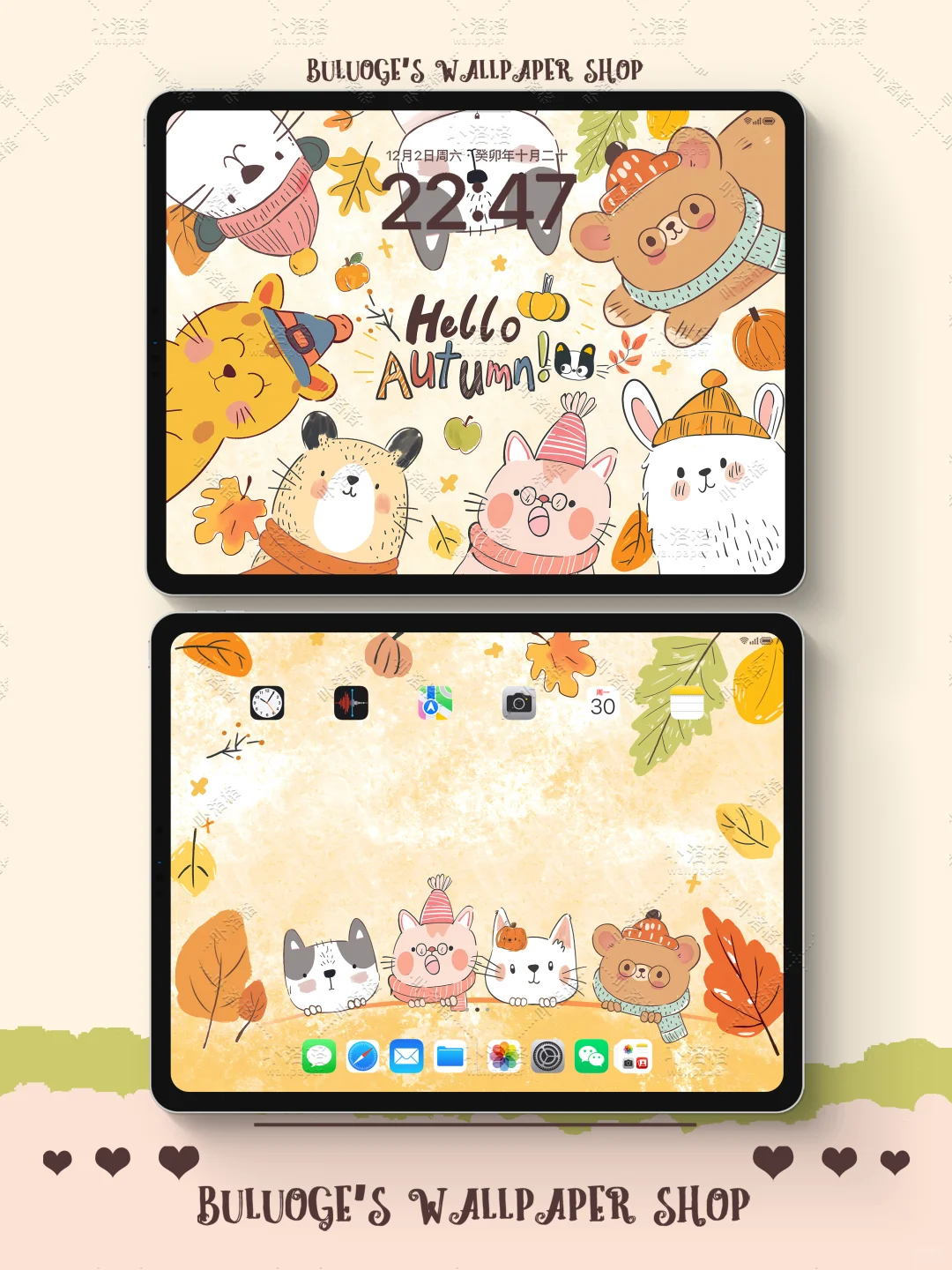 你好秋天｜iPad壁纸✨🍂