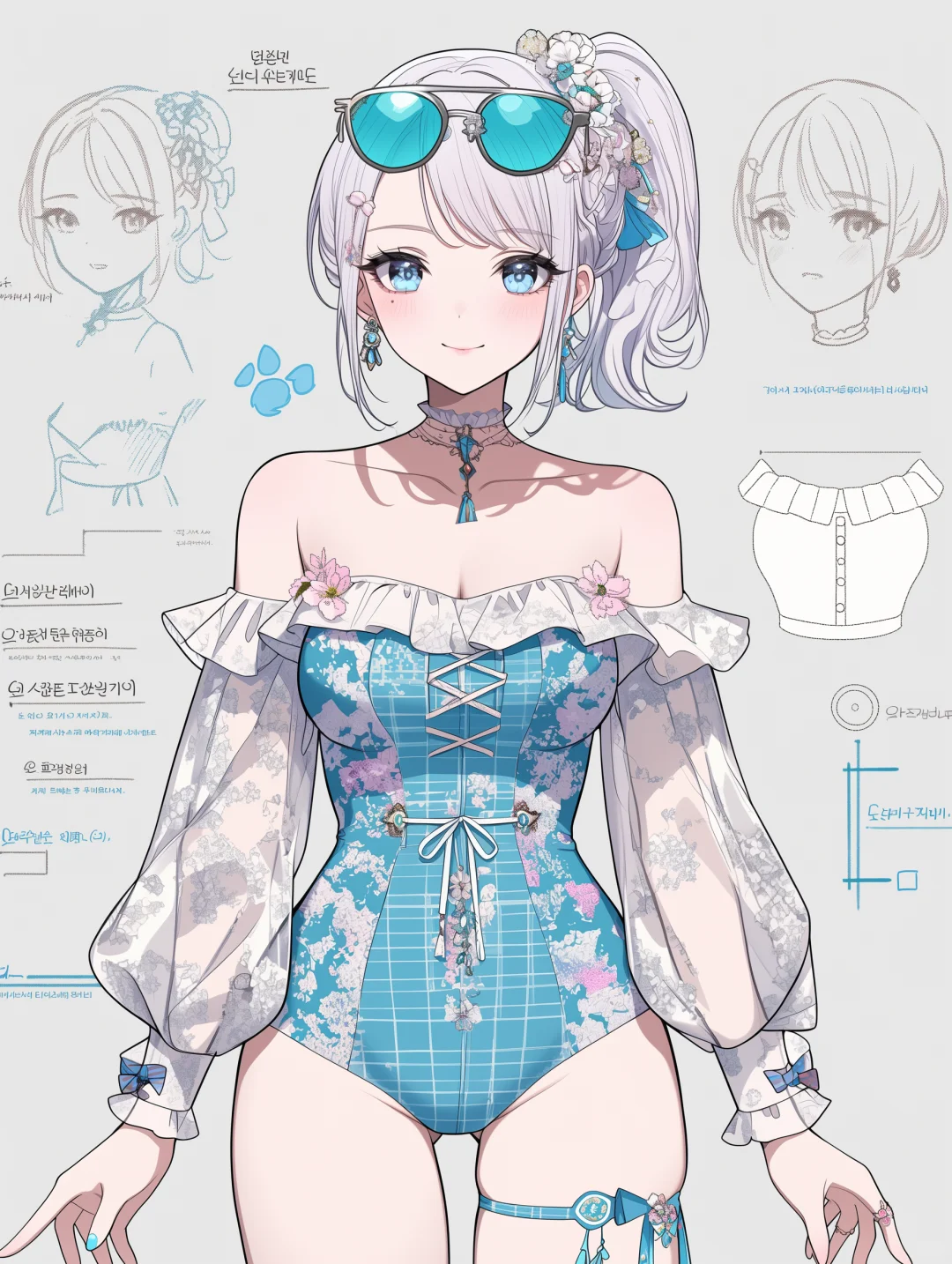 AI 服设| Swimming Suit 珊瑚假日