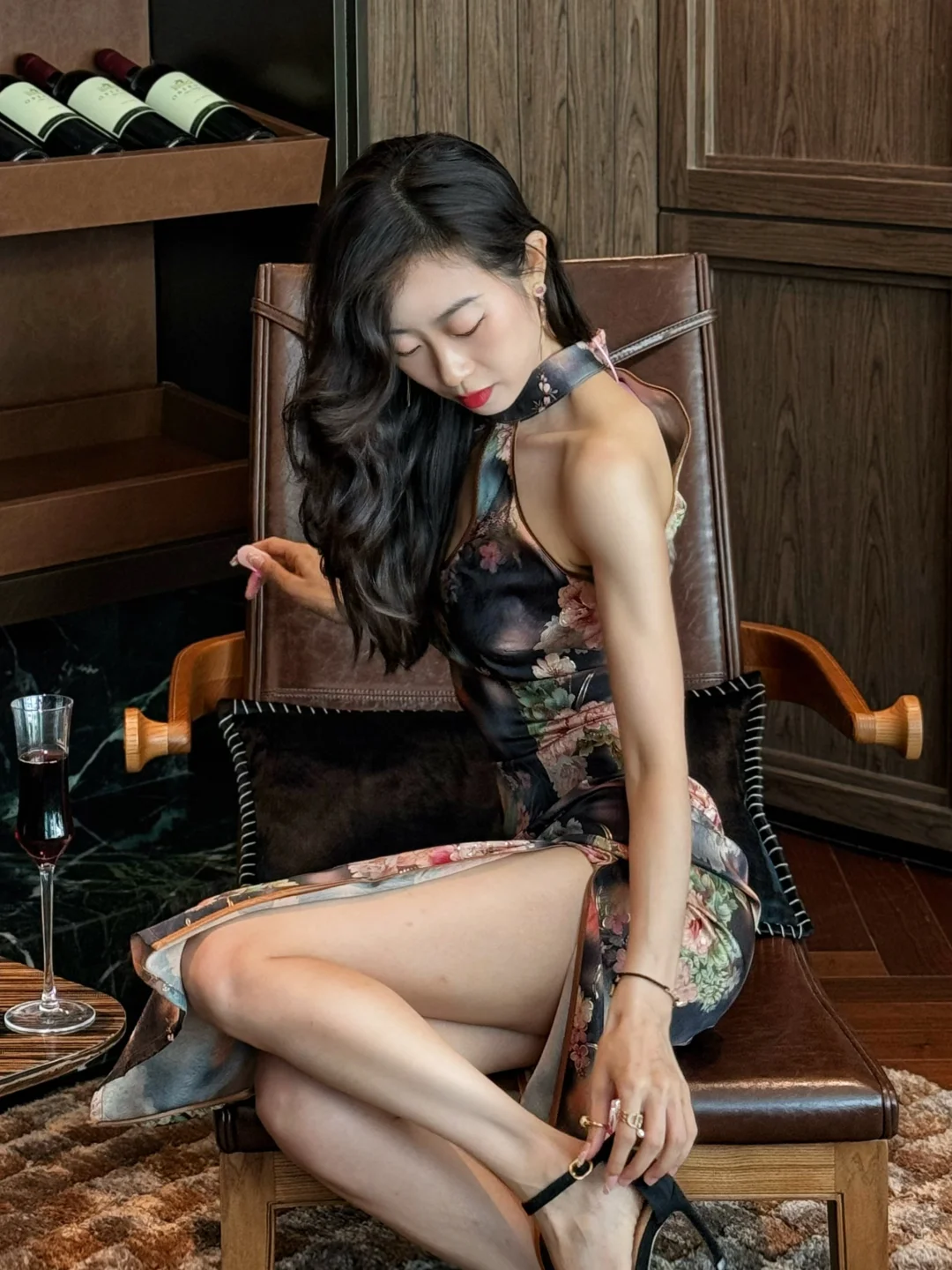 37➕麻辣英语老师|肌肉女和旗袍是绝配