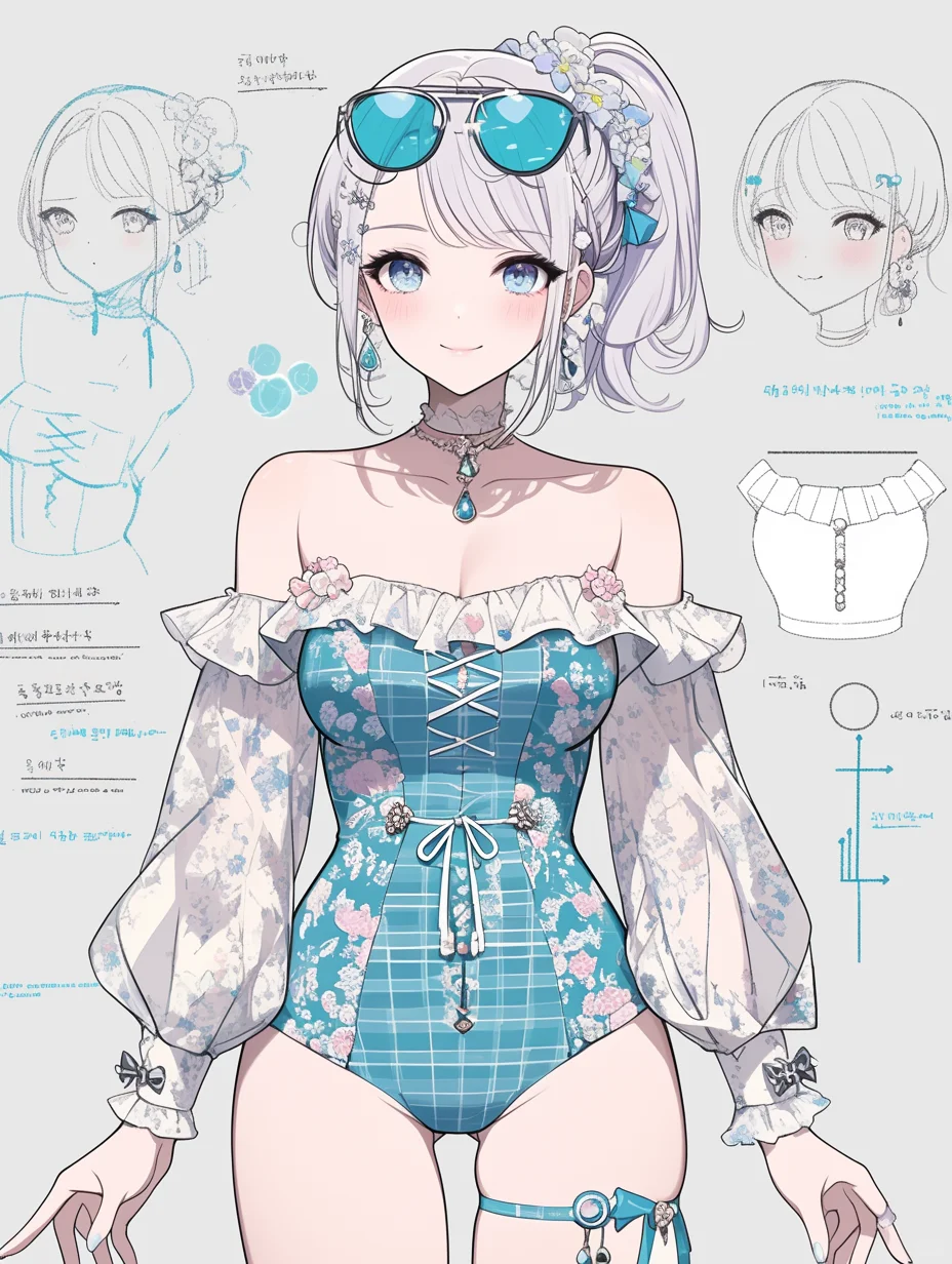 AI 服设| Swimming Suit 珊瑚假日