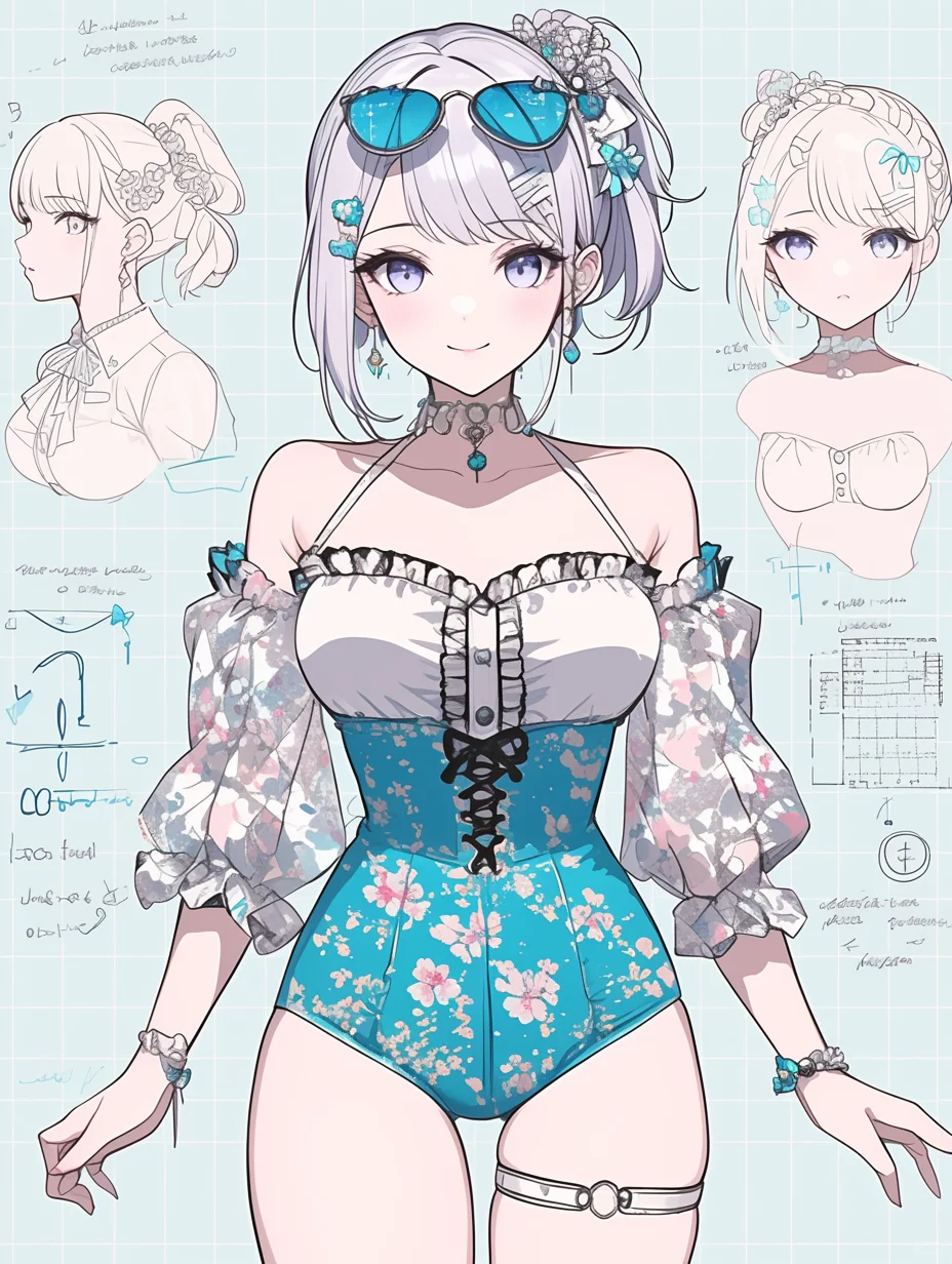 AI 服设| Swimming Suit 珊瑚假日