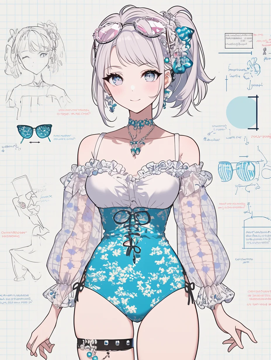 AI 服设| Swimming Suit 珊瑚假日