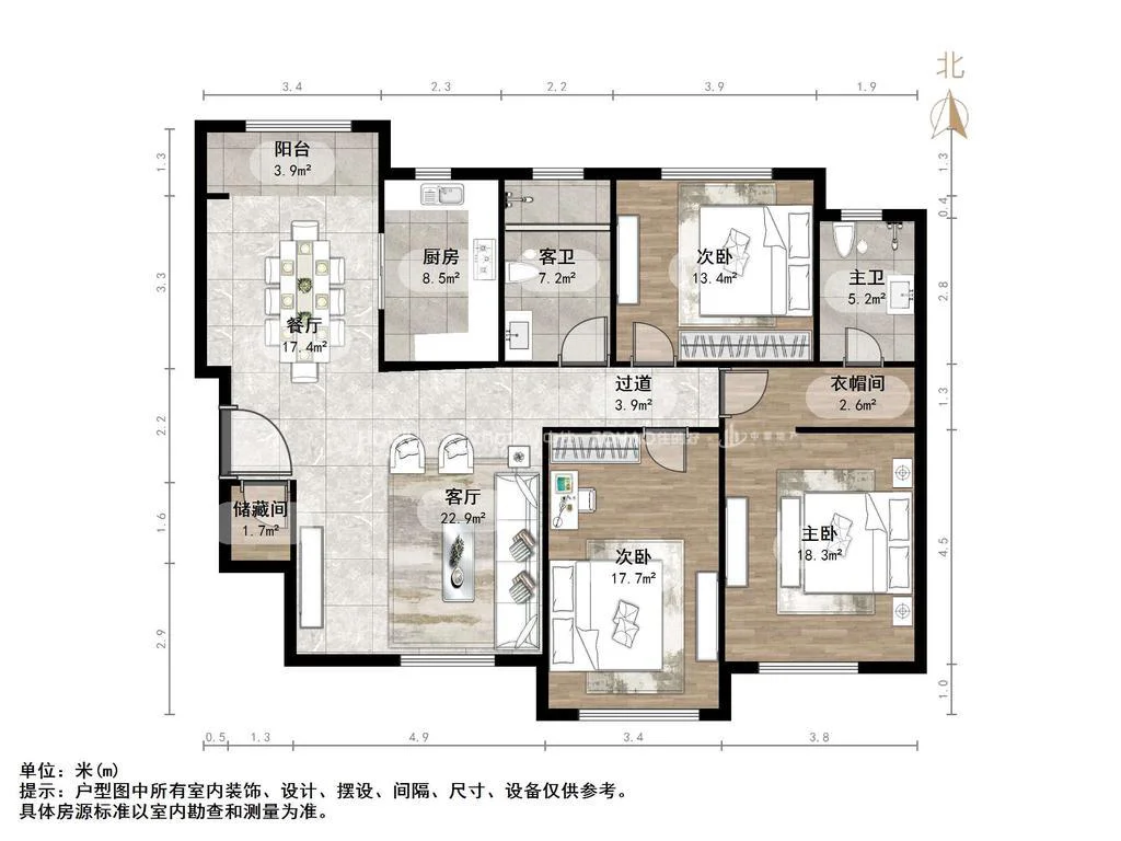 燕山立交，11层电梯洋房，大三室单价19000