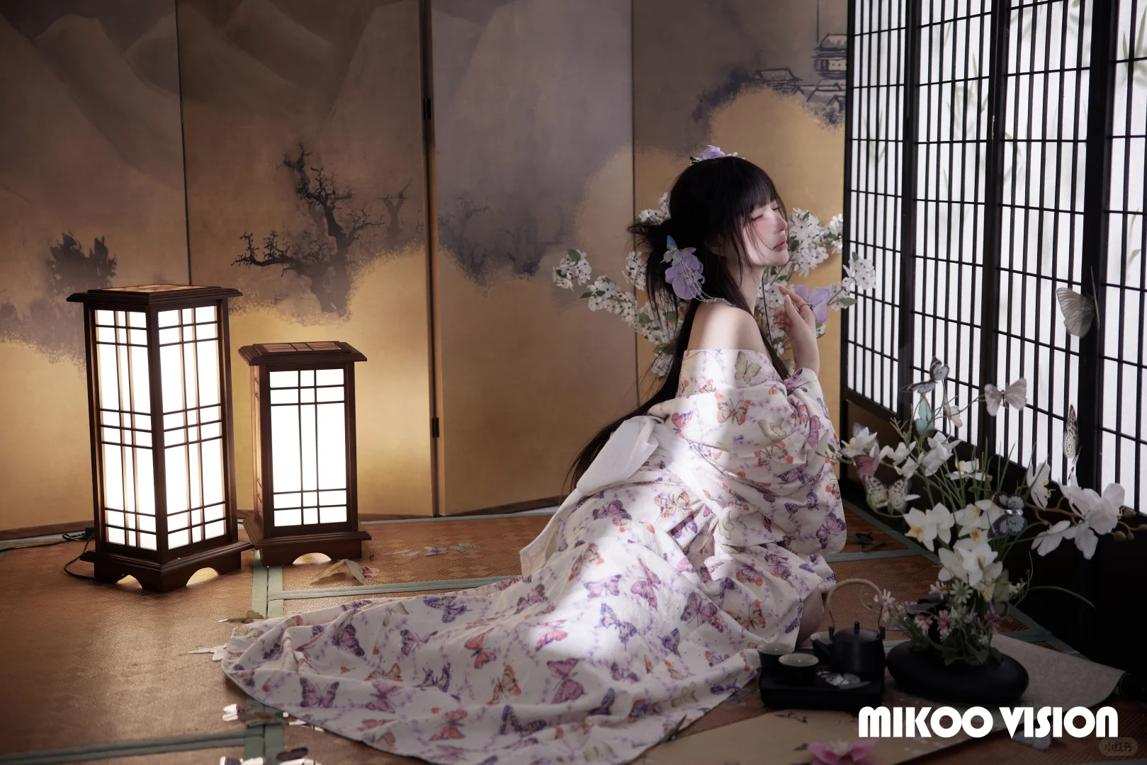 日系和服写真 👘 风情万种 妖艳花魁