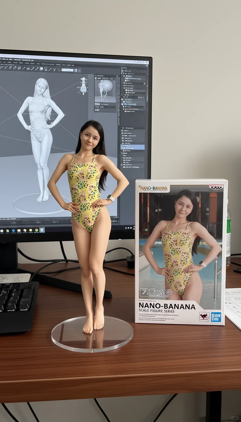 游泳人3D手办【附失败经验复盘】