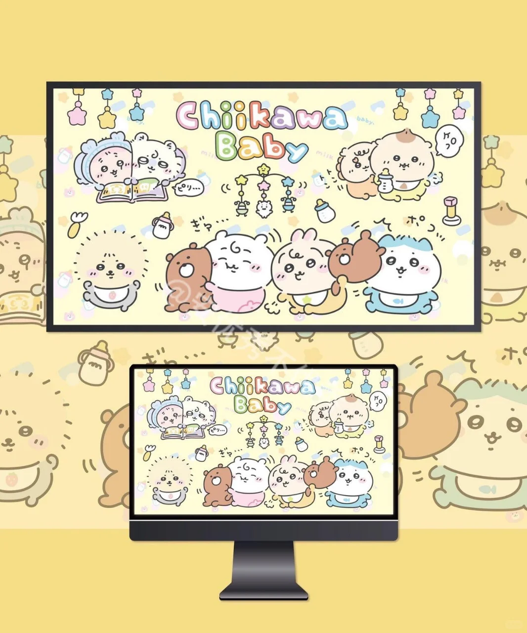 电脑壁纸｜Chiikawa｜婴儿宝宝谁会拒