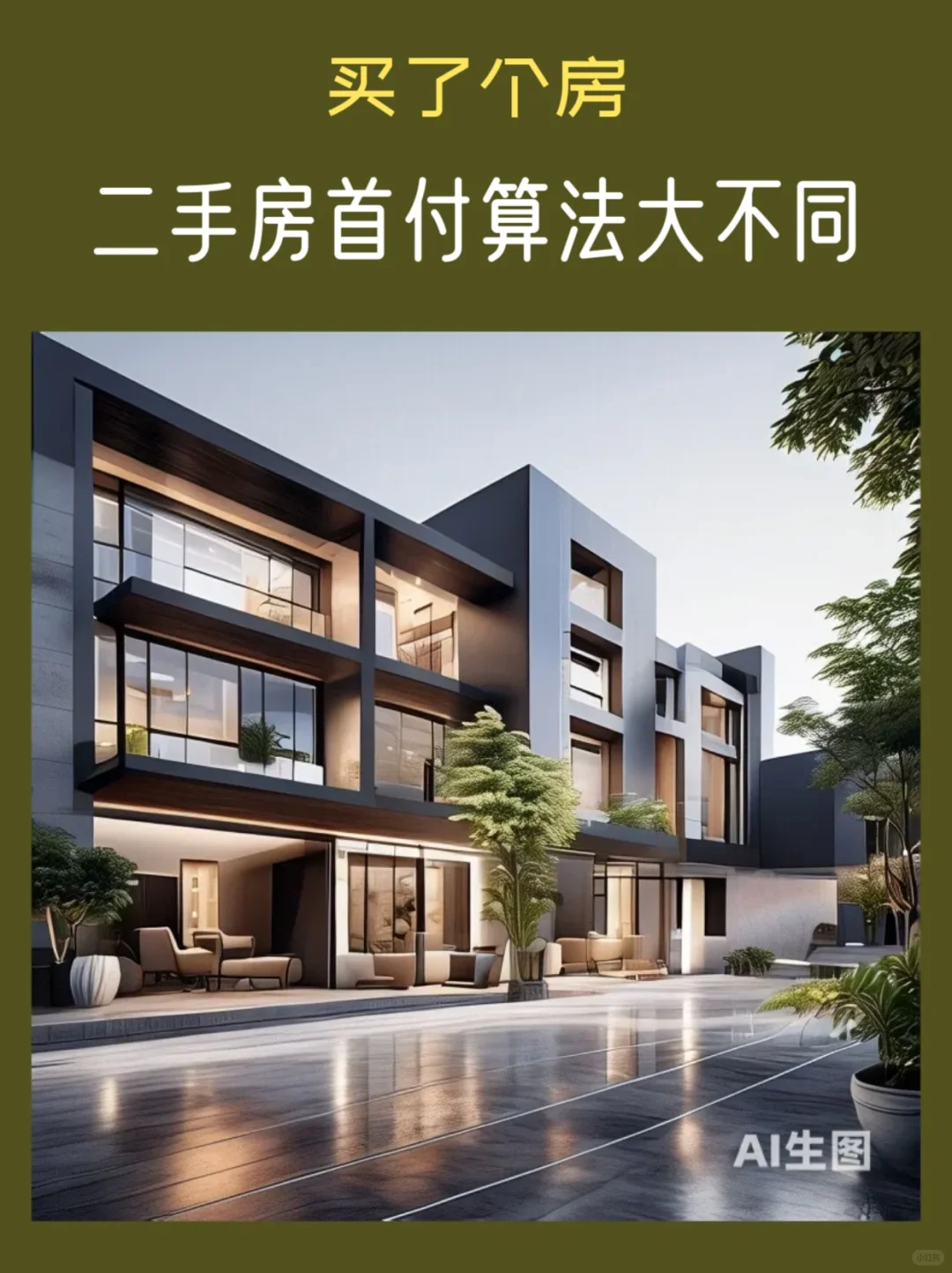 房 | 首付滑至20%！但二手房得这么算