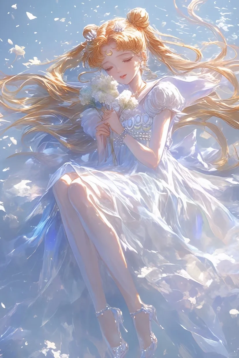 美少女战士水冰月海蓝色系壁纸