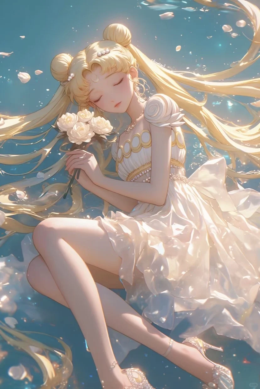 美少女战士水冰月海蓝色系壁纸