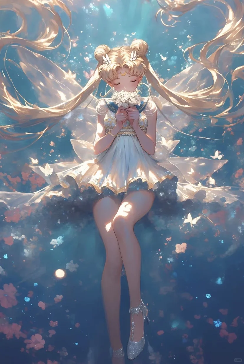 美少女战士水冰月海蓝色系壁纸